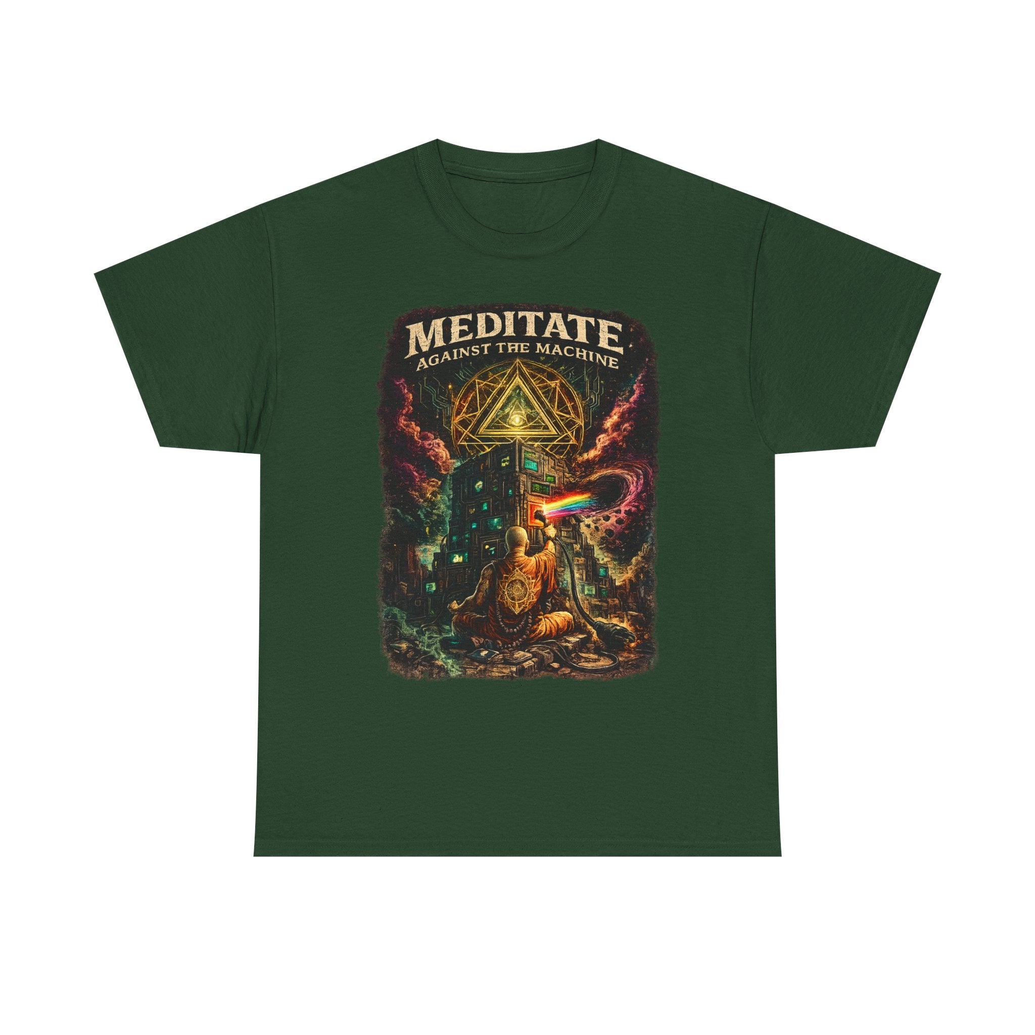 Meditate Against the Machine Tee