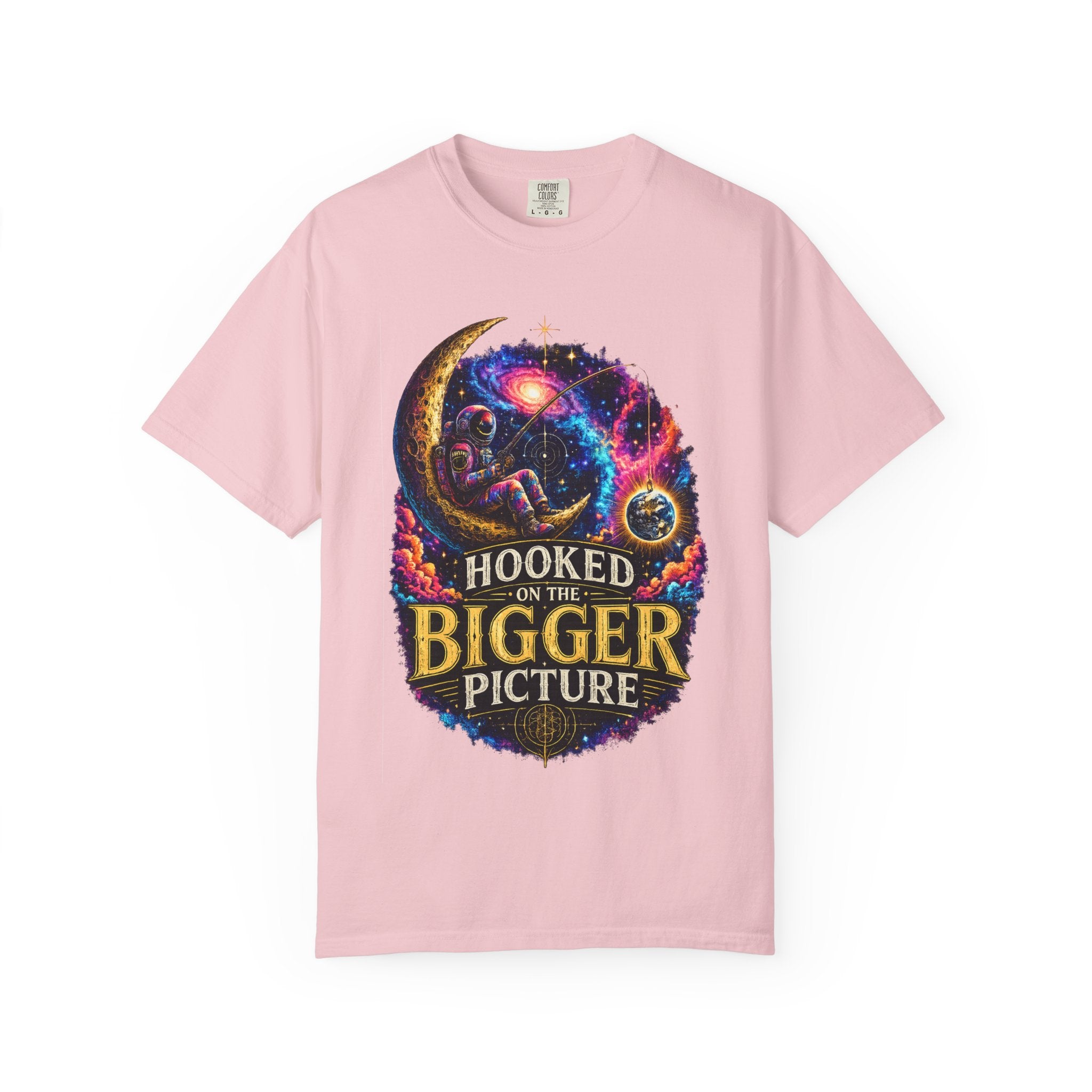 Hooked on the Bigger Picture Astronaut Graphic Tee