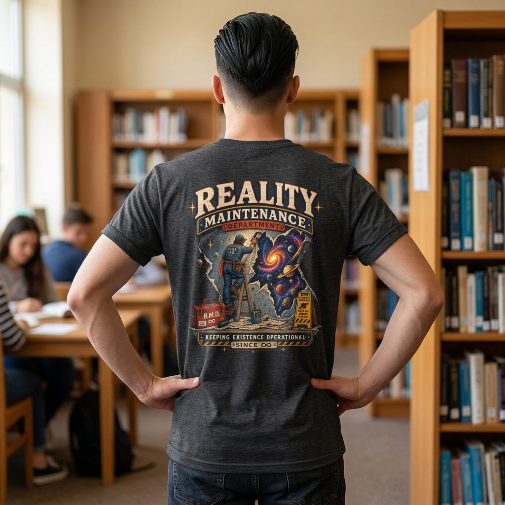 Reality Maintenance Department – Unisex Cosmic Graphic Tee