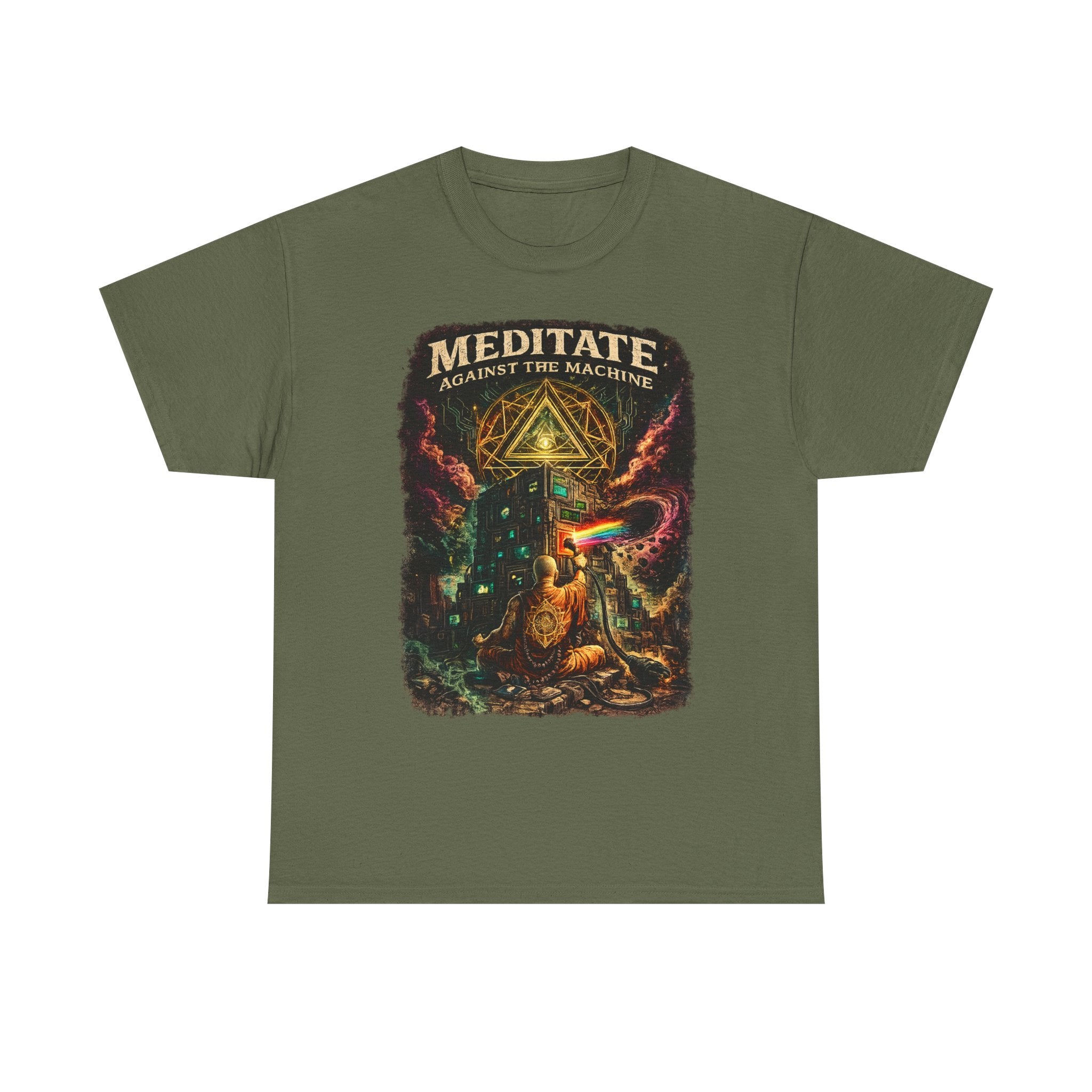 Meditate Against the Machine Tee