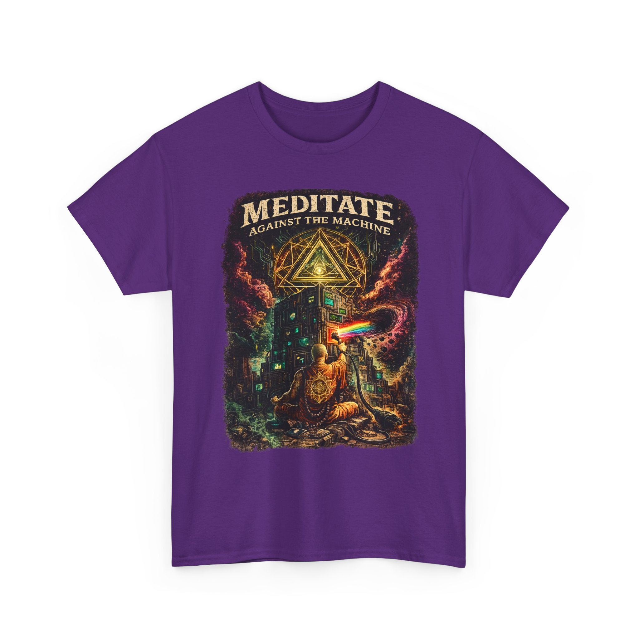 Meditate Against the Machine Tee