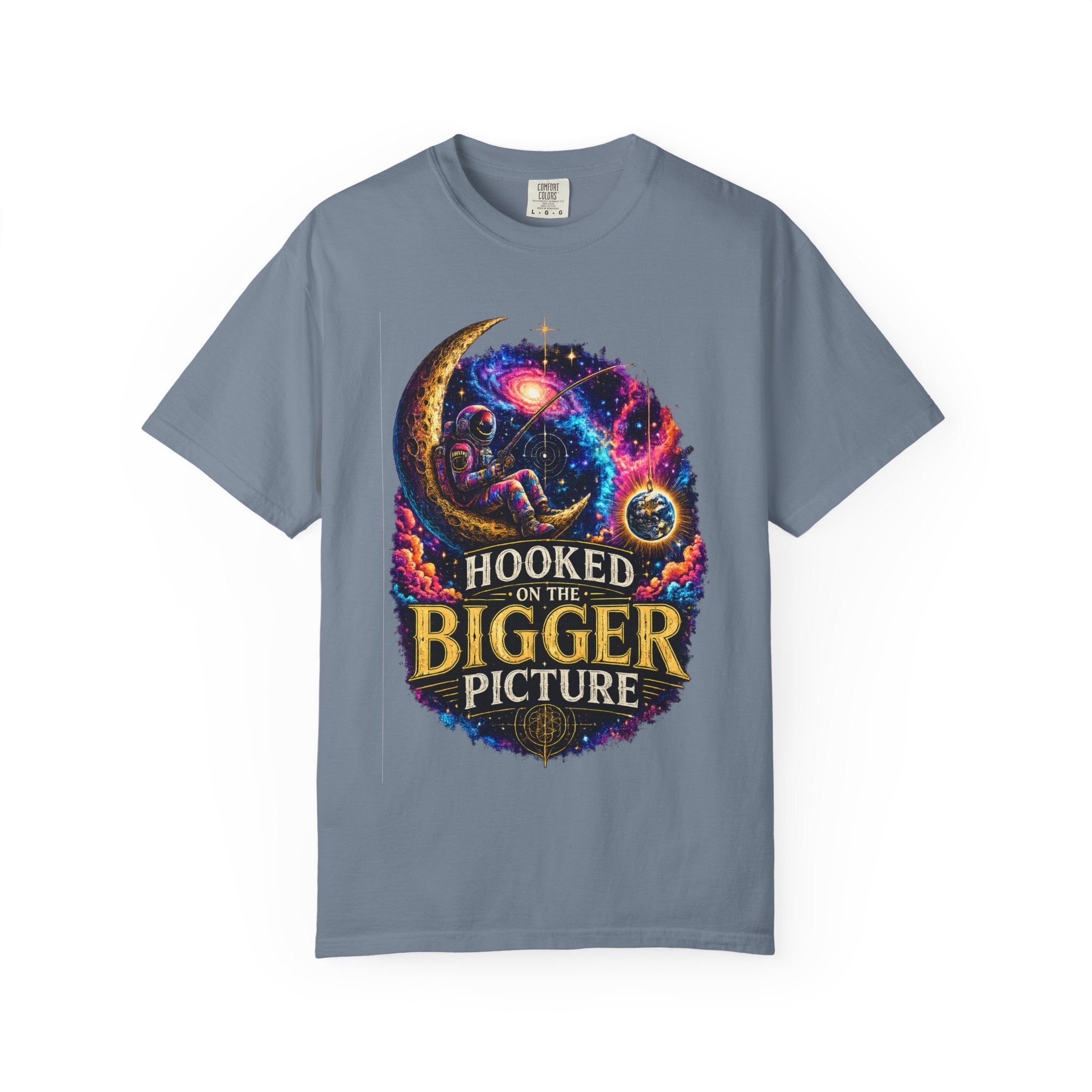 Hooked on the Bigger Picture Astronaut Graphic Tee