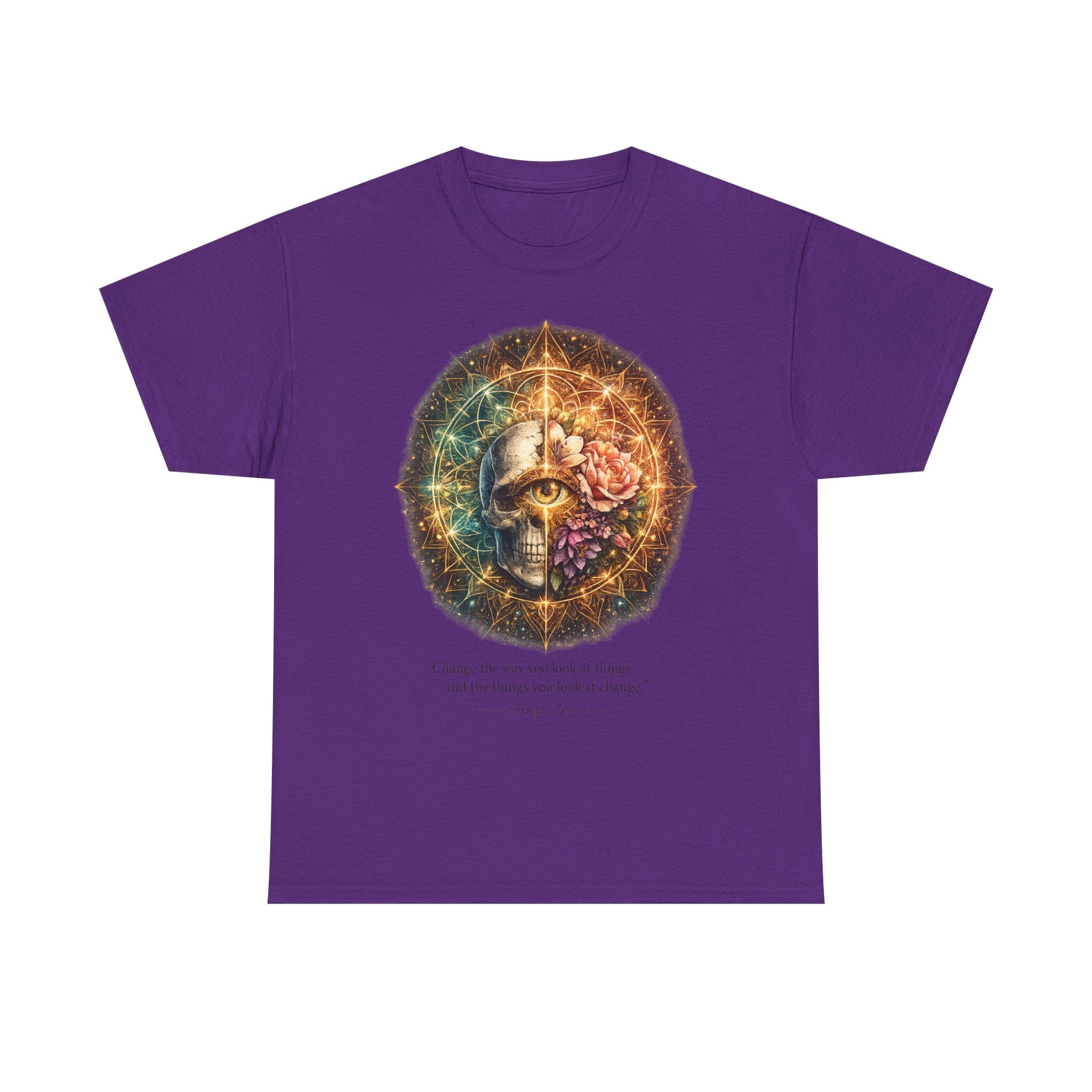 Wayne Dyer Quote T-Shirt — "Change the Way You Look at Things"