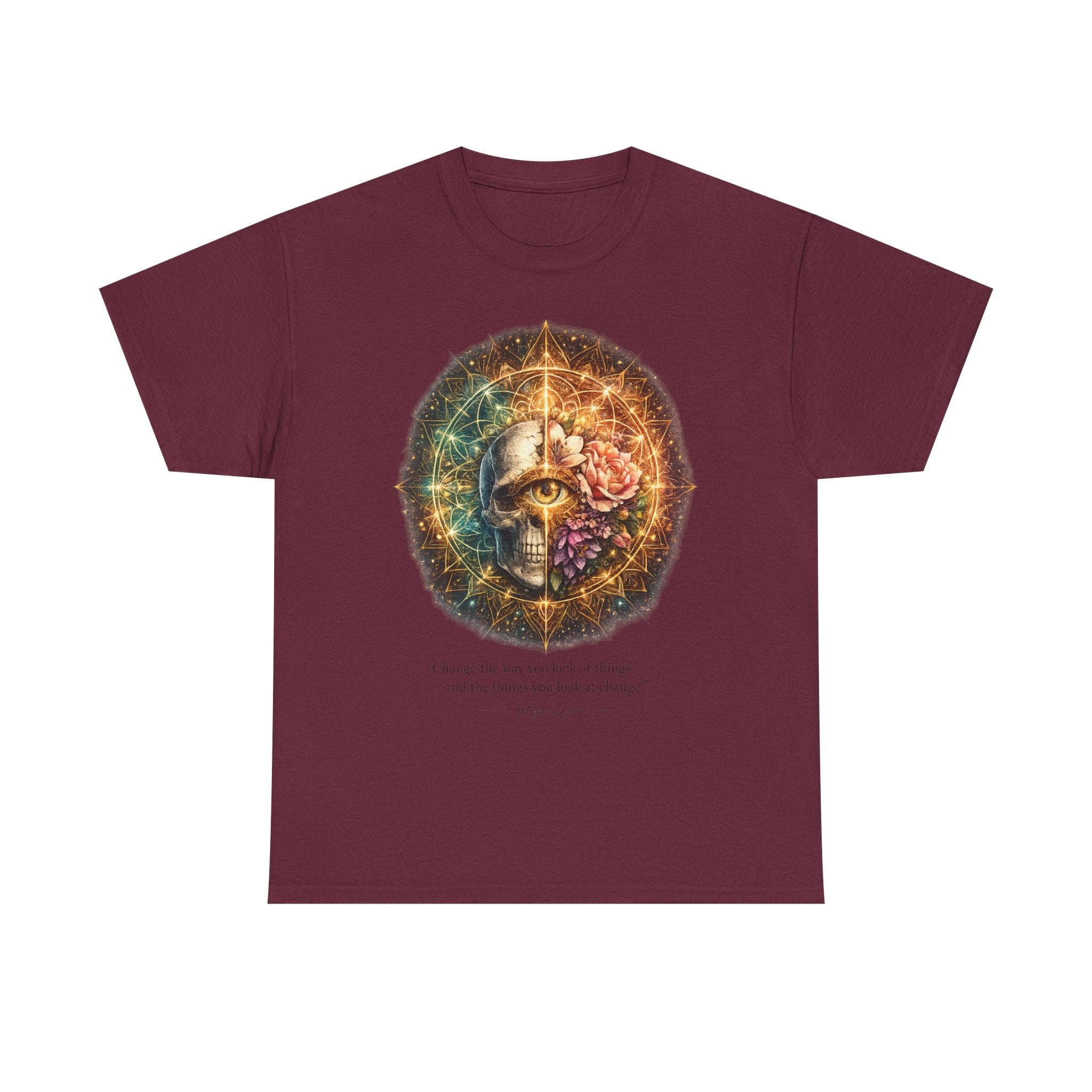 Wayne Dyer Quote T-Shirt — "Change the Way You Look at Things"