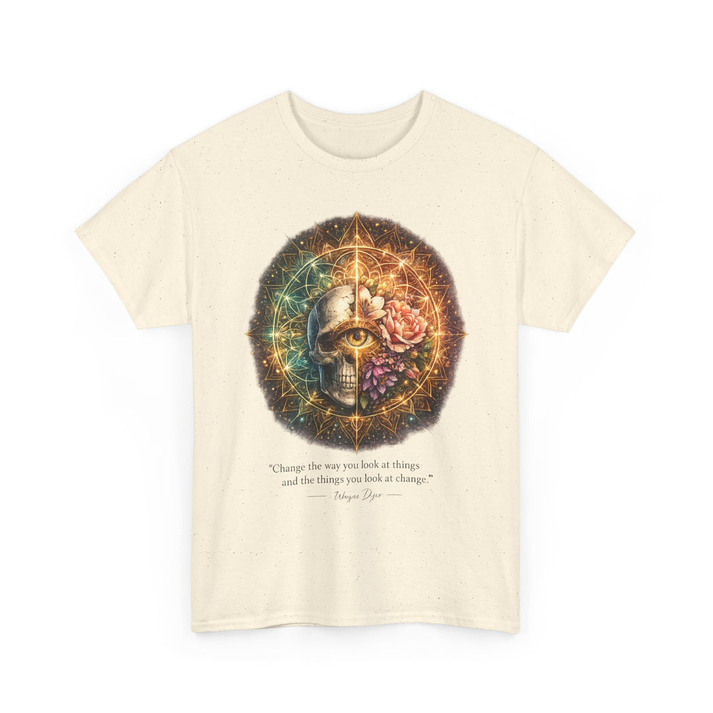 Wayne Dyer Quote T-Shirt — "Change the Way You Look at Things"