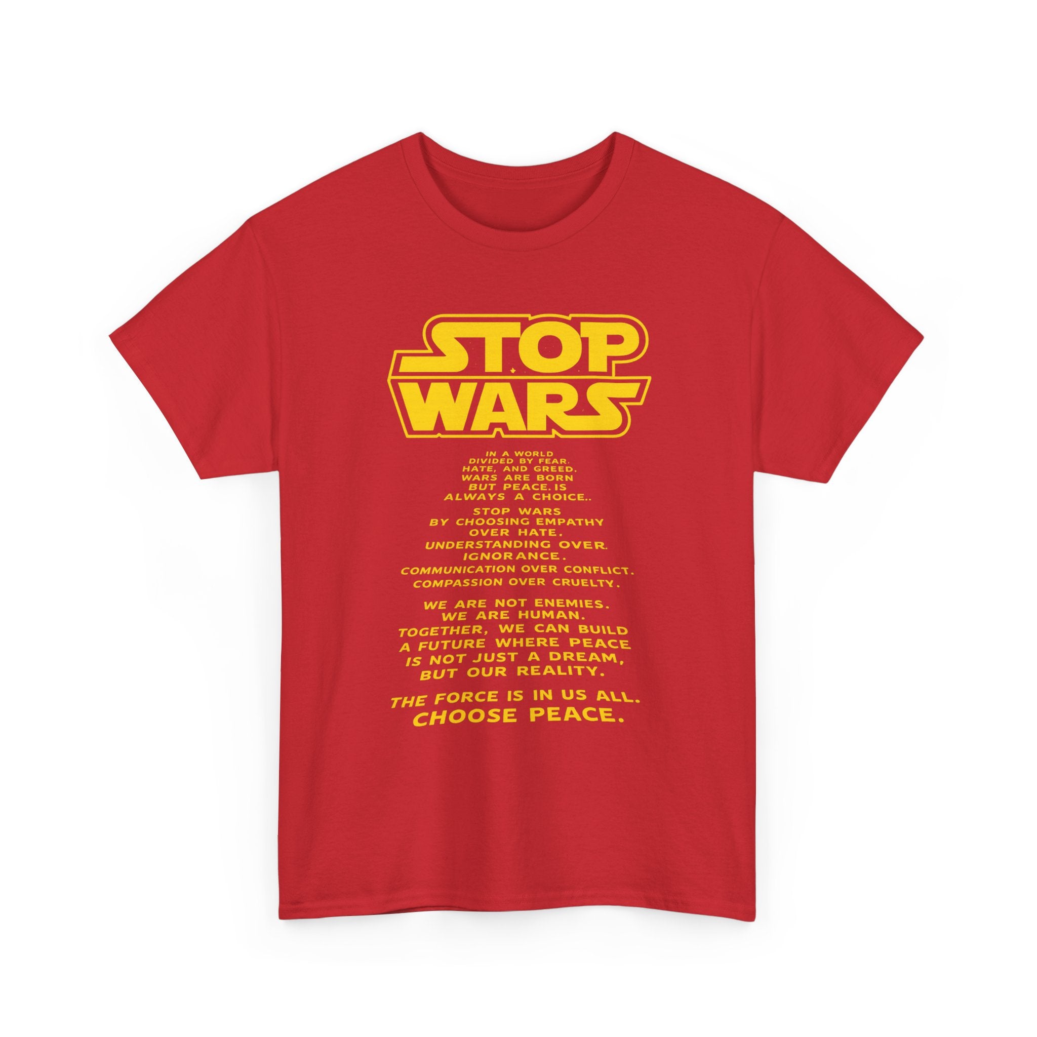 Stop Wars Peace Tee