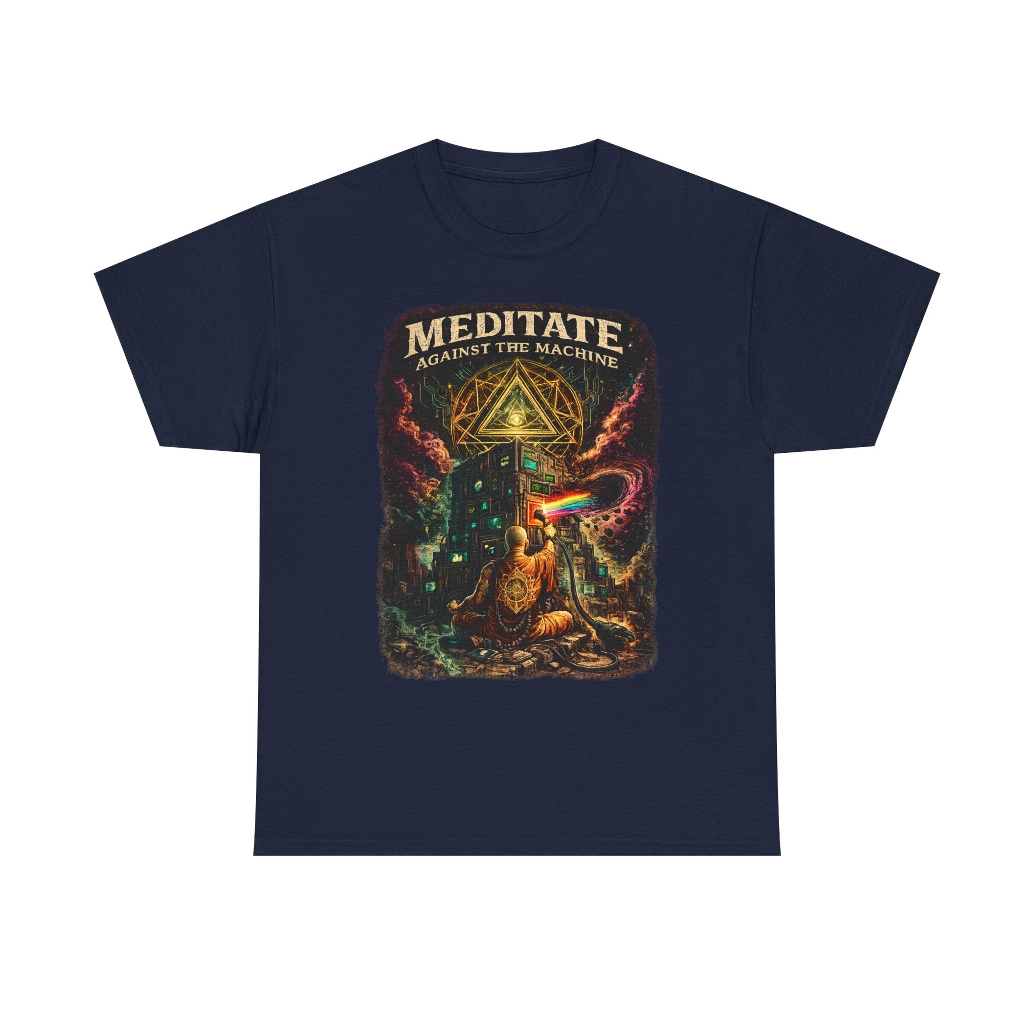 Meditate Against the Machine Tee