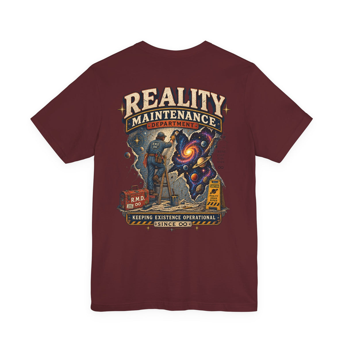 Reality Maintenance Department – Unisex Cosmic Graphic Tee