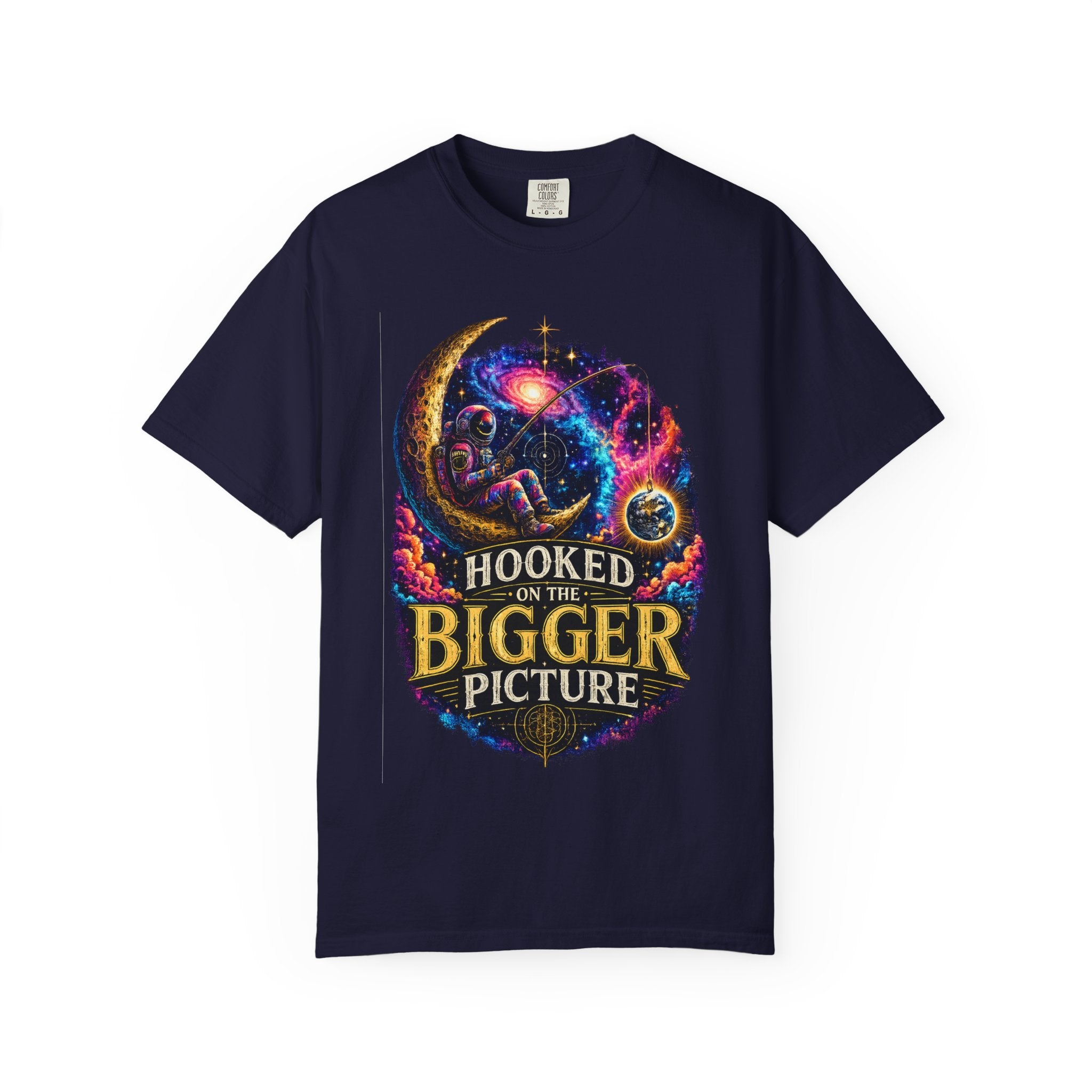 Hooked on the Bigger Picture Astronaut Graphic Tee