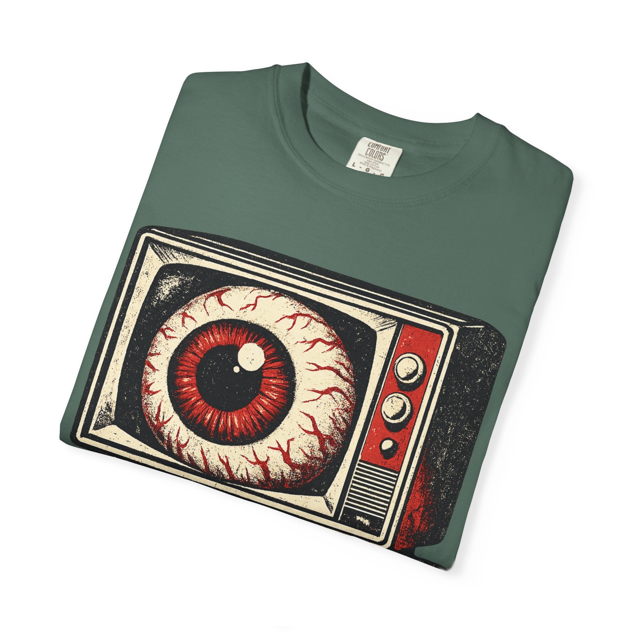 Static Reality Retro TV Eye Graphic Tee