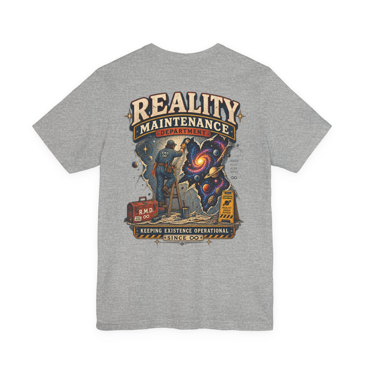 Reality Maintenance Department – Unisex Cosmic Graphic Tee