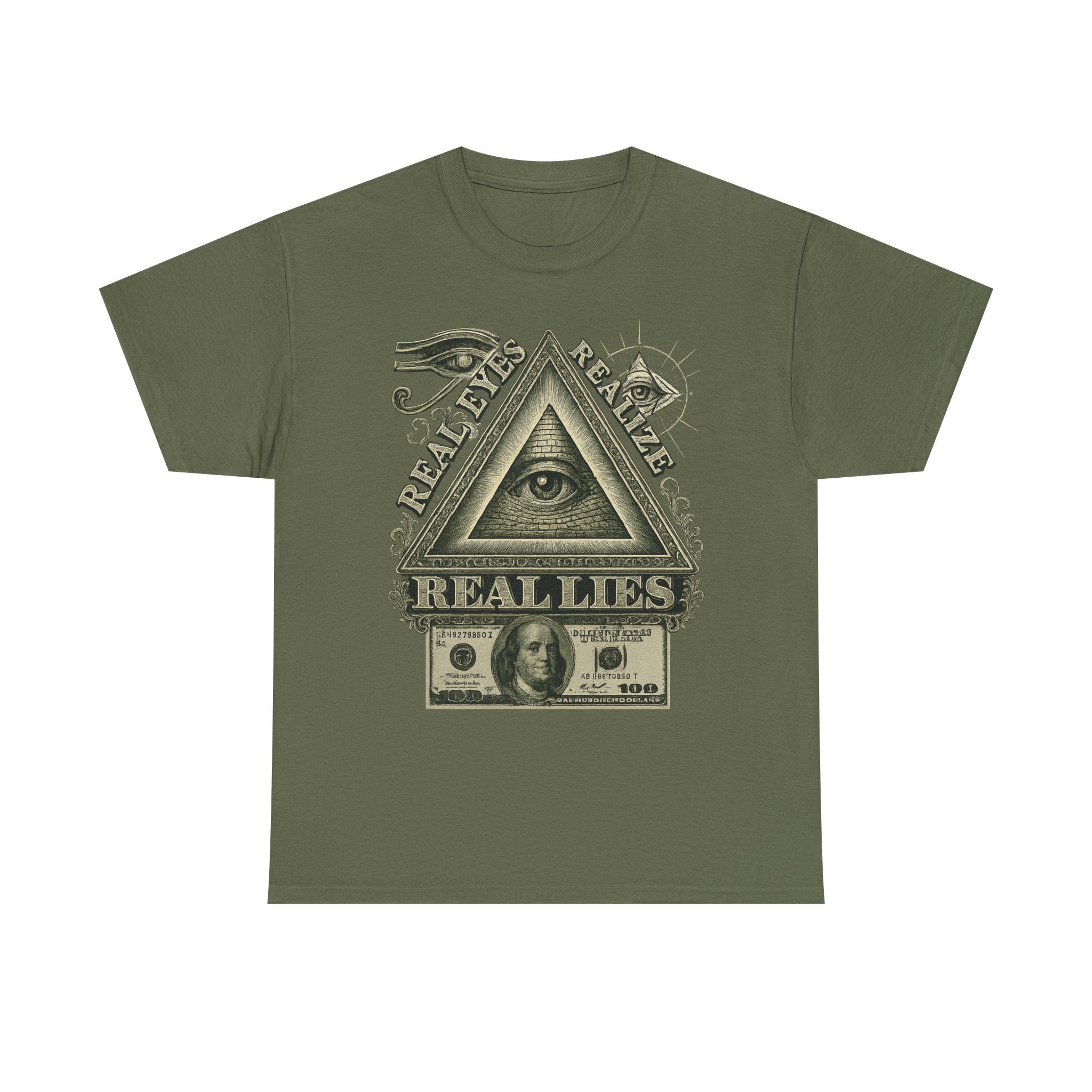 Eye of Providence Money-Style Graphic Tee — Vintage Currency Spiritual Streetwear