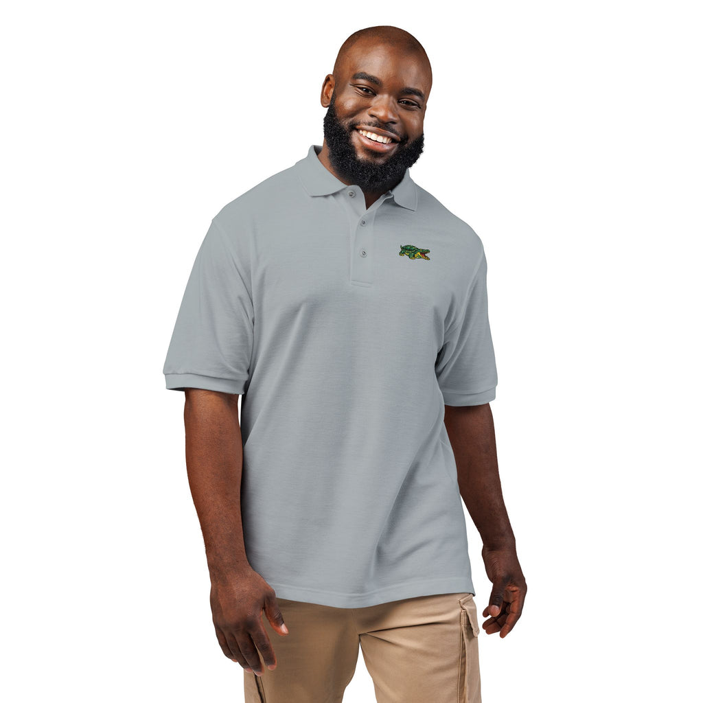 Croc Twist Embroidered Polo
