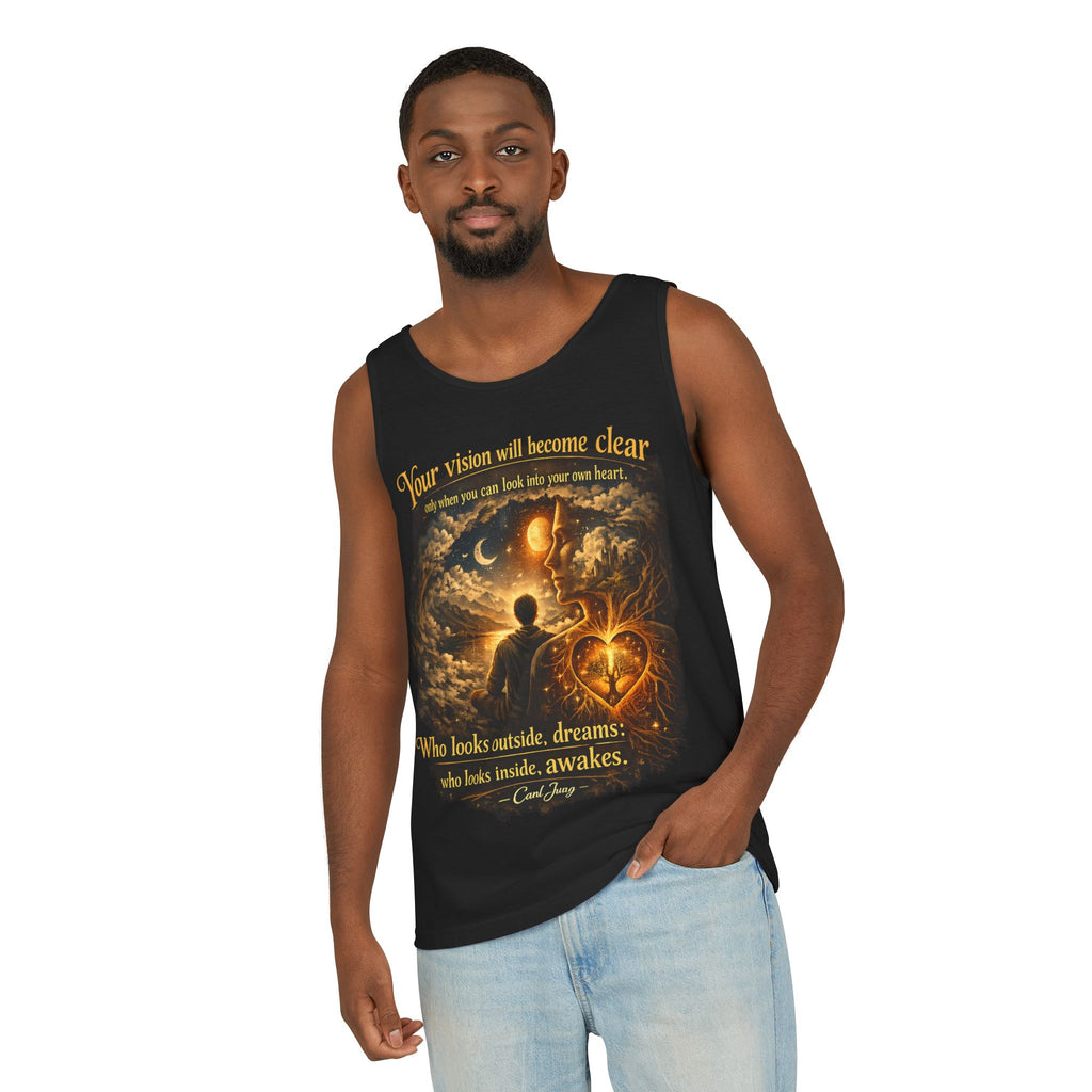 Carl Jung Spiritual Awareness Tank Top — Jungian Psychology Quote Tee