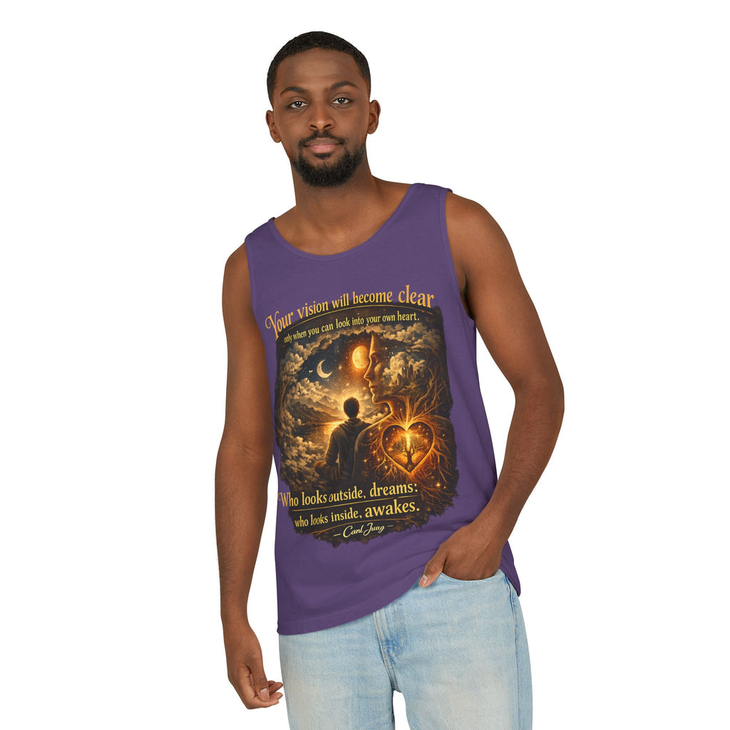 Carl Jung Spiritual Awareness Tank Top — Jungian Psychology Quote Tee