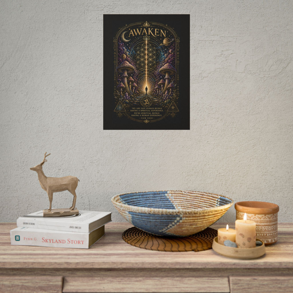 Awaken Mushroom Gateway Poster