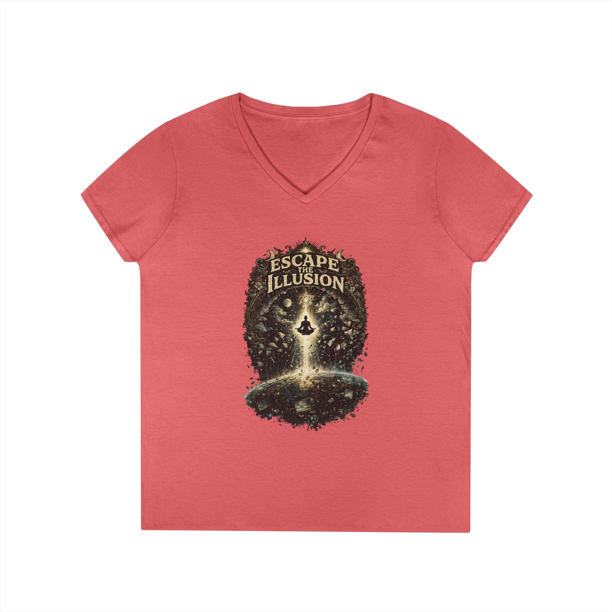 Escape the Illusion Women's V-Neck T-Shirt