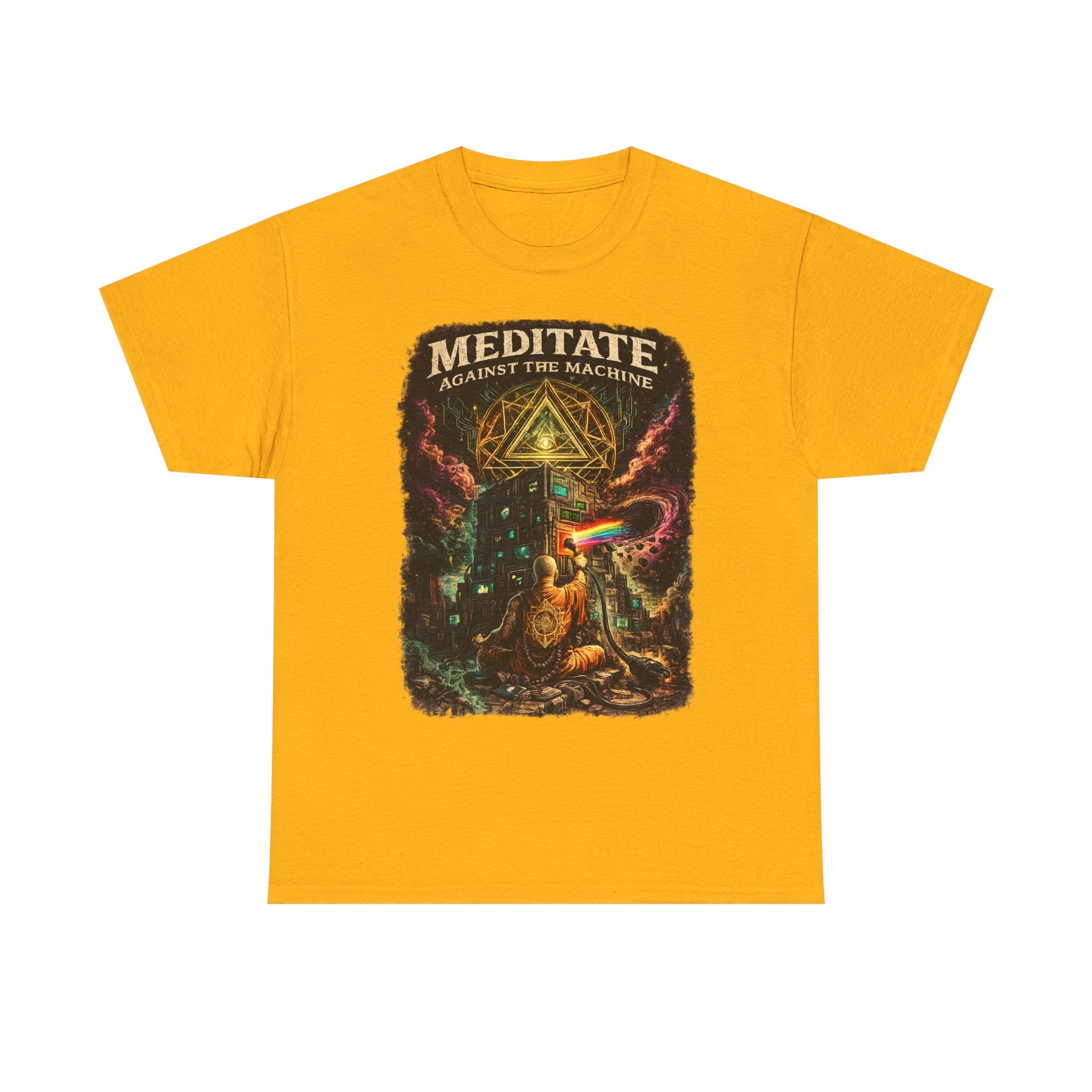 Meditate Against the Machine Tee
