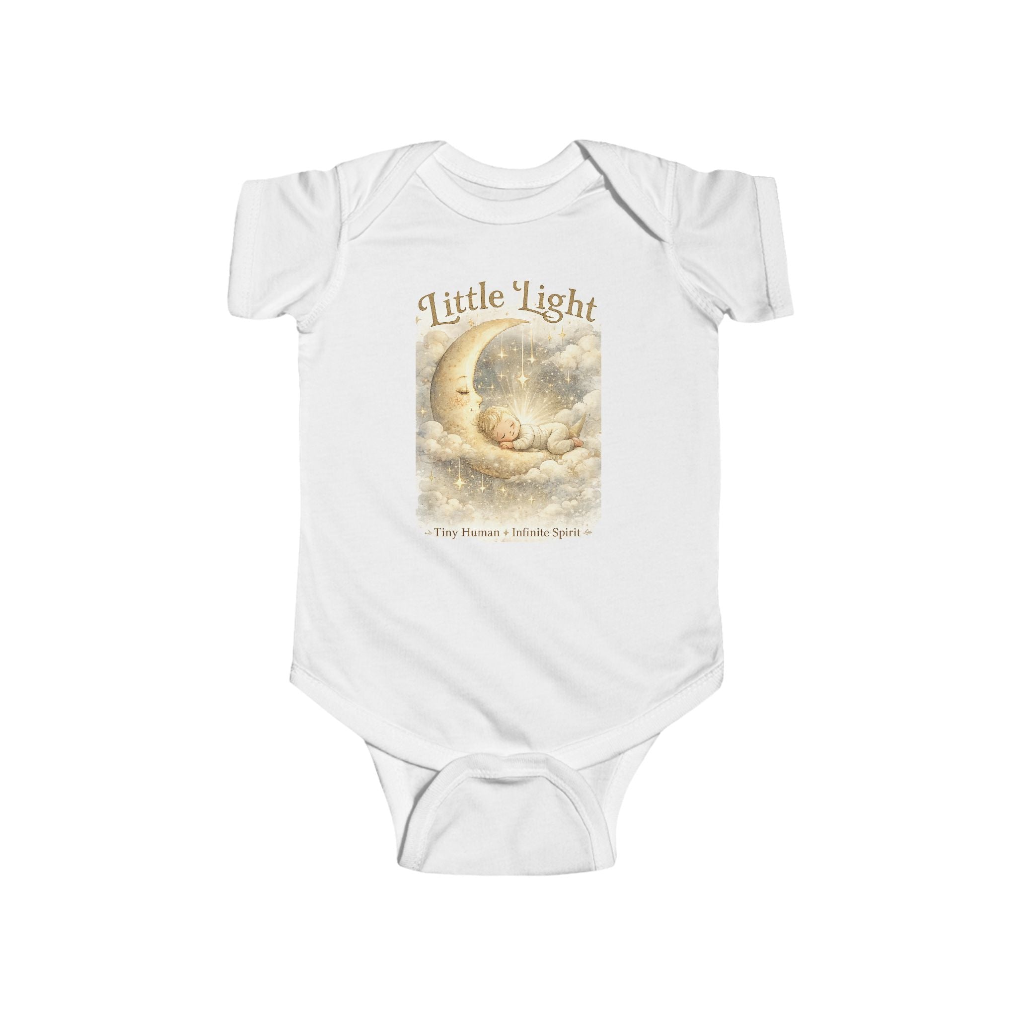 Tiny Human Infinite Spirit | Dreamy Moon Baby Tee/Onesie