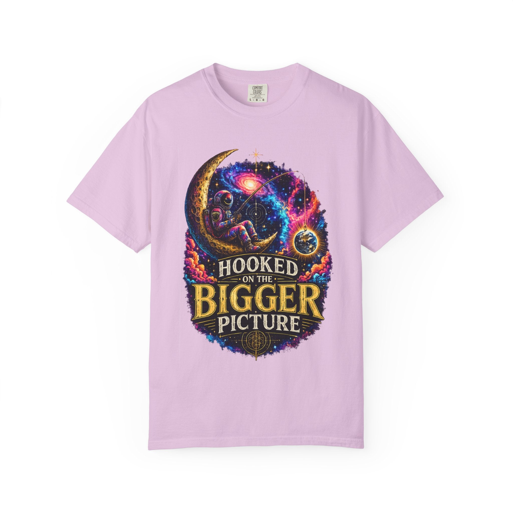 Hooked on the Bigger Picture Astronaut Graphic Tee