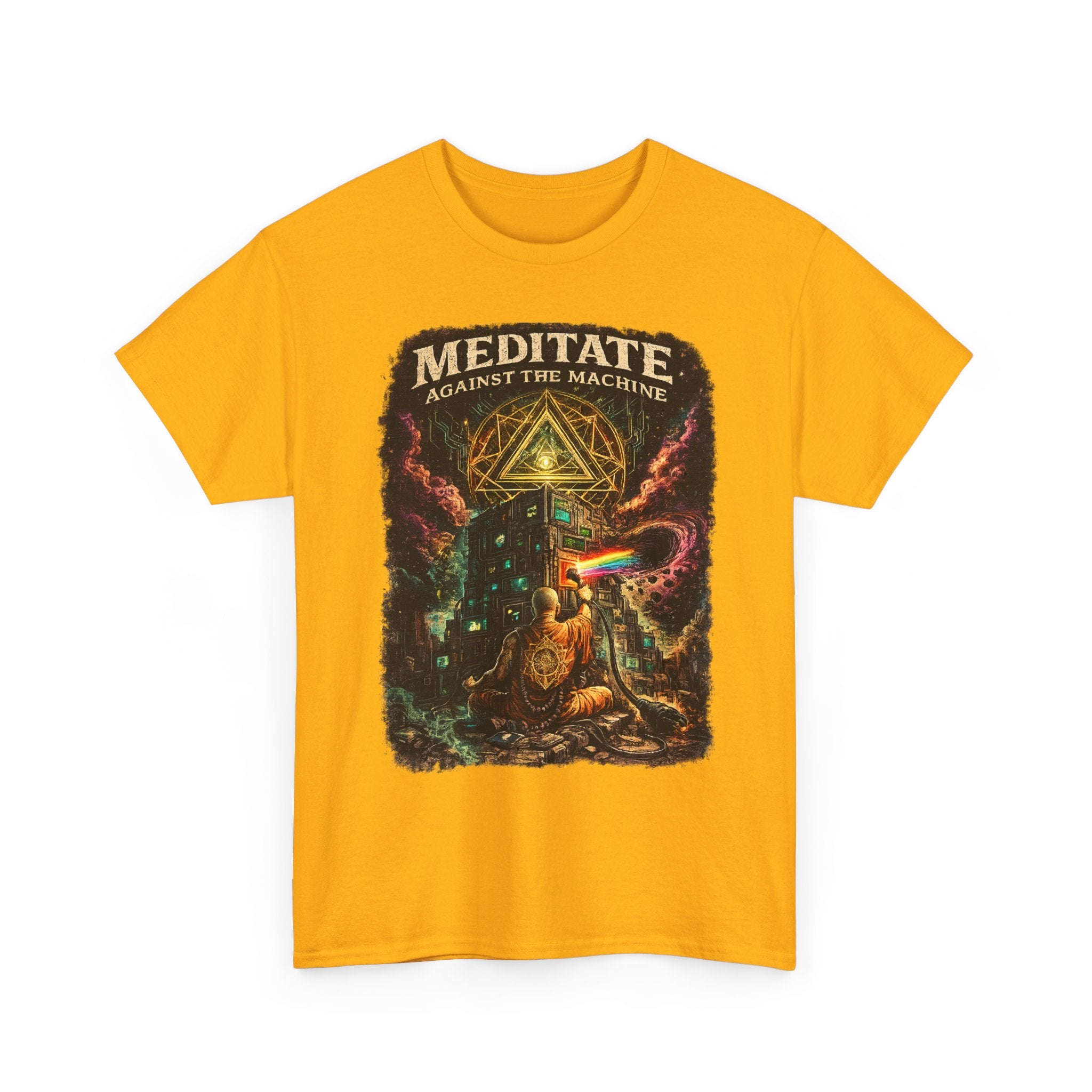 Meditate Against the Machine Tee