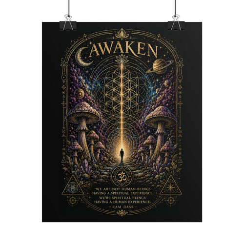 Awaken Mushroom Gateway Poster
