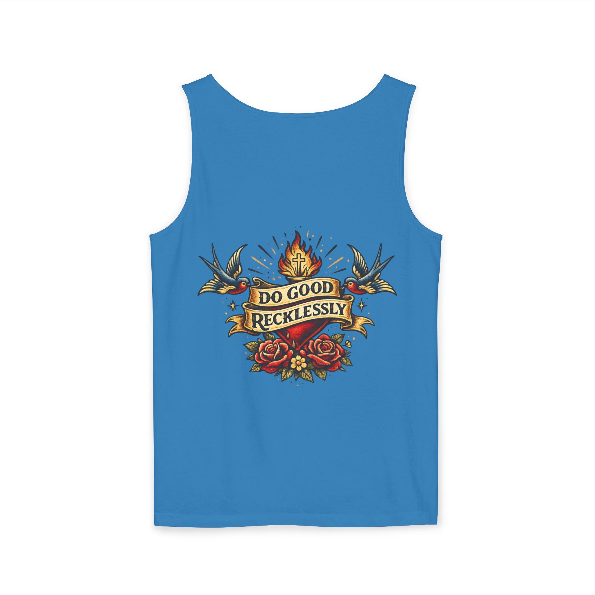Do Good Recklessly Back Print Tank Top