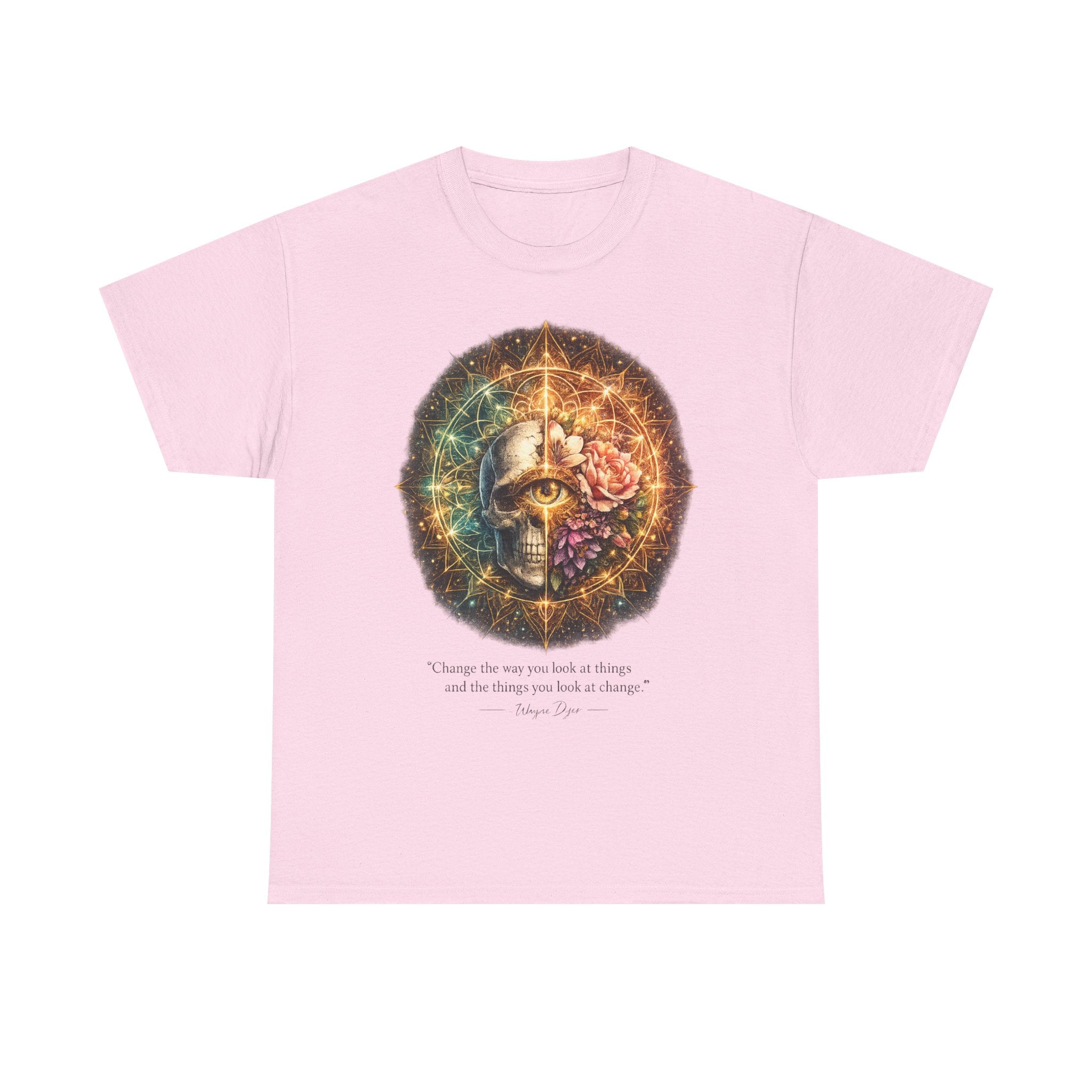 Wayne Dyer Quote T-Shirt — "Change the Way You Look at Things"
