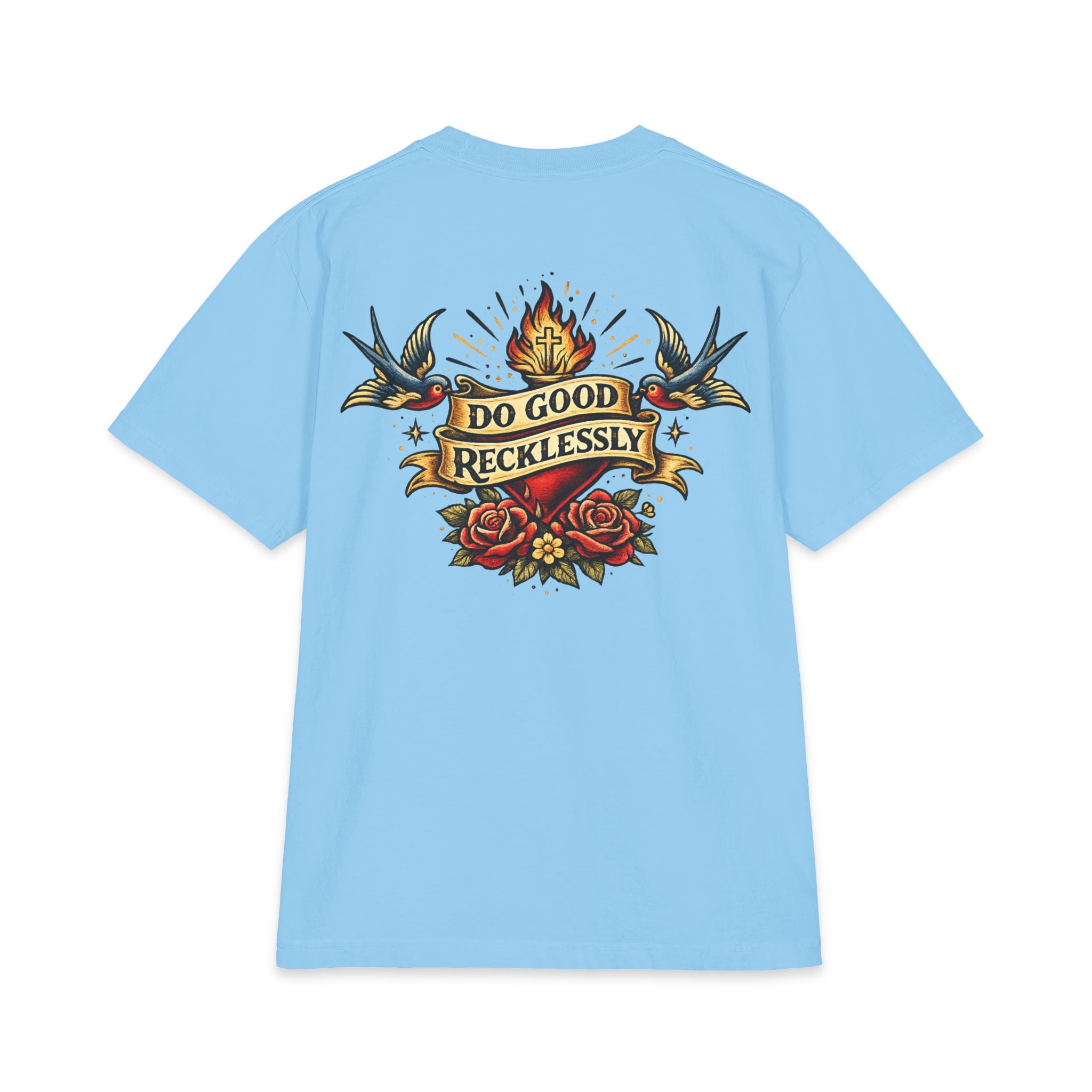 Do Good Recklessly Back Print T-Shirt