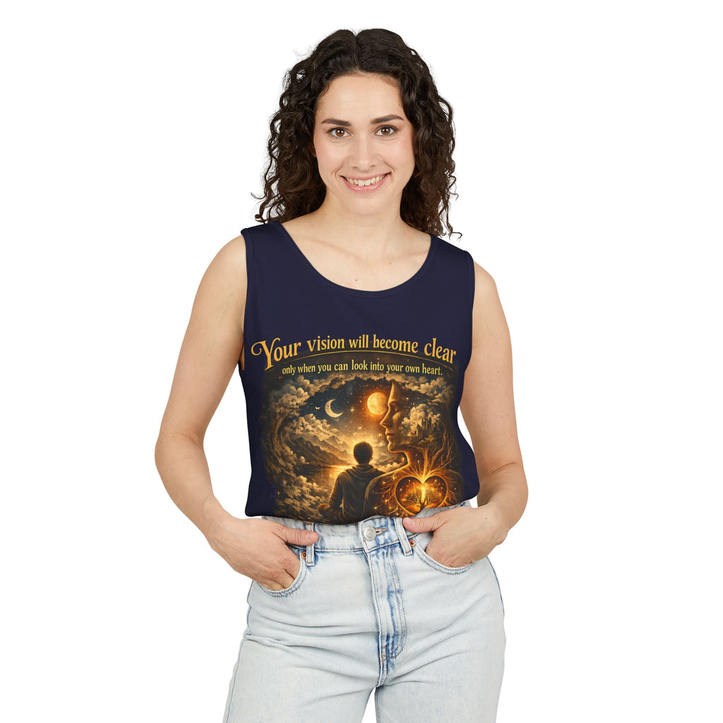 Carl Jung Spiritual Awareness Tank Top — Jungian Psychology Quote Tee