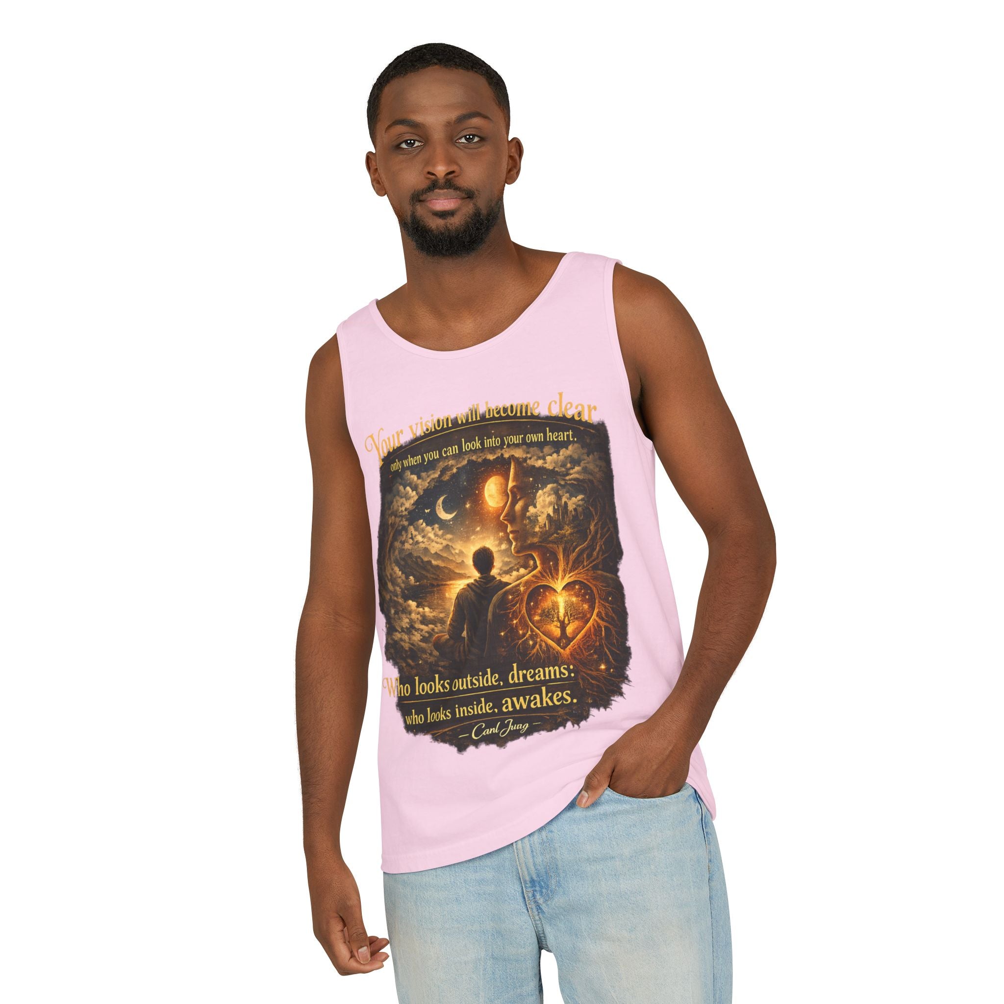 Carl Jung Spiritual Awareness Tank Top — Jungian Psychology Quote Tee