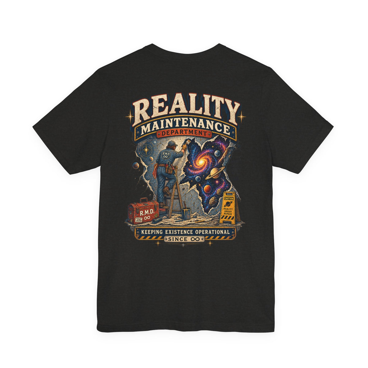 Reality Maintenance Department – Unisex Cosmic Graphic Tee