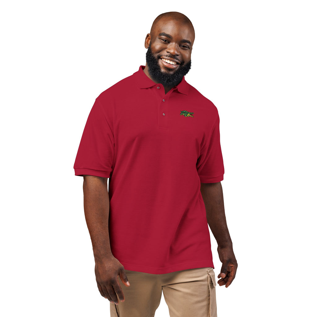 Croc Twist Embroidered Polo