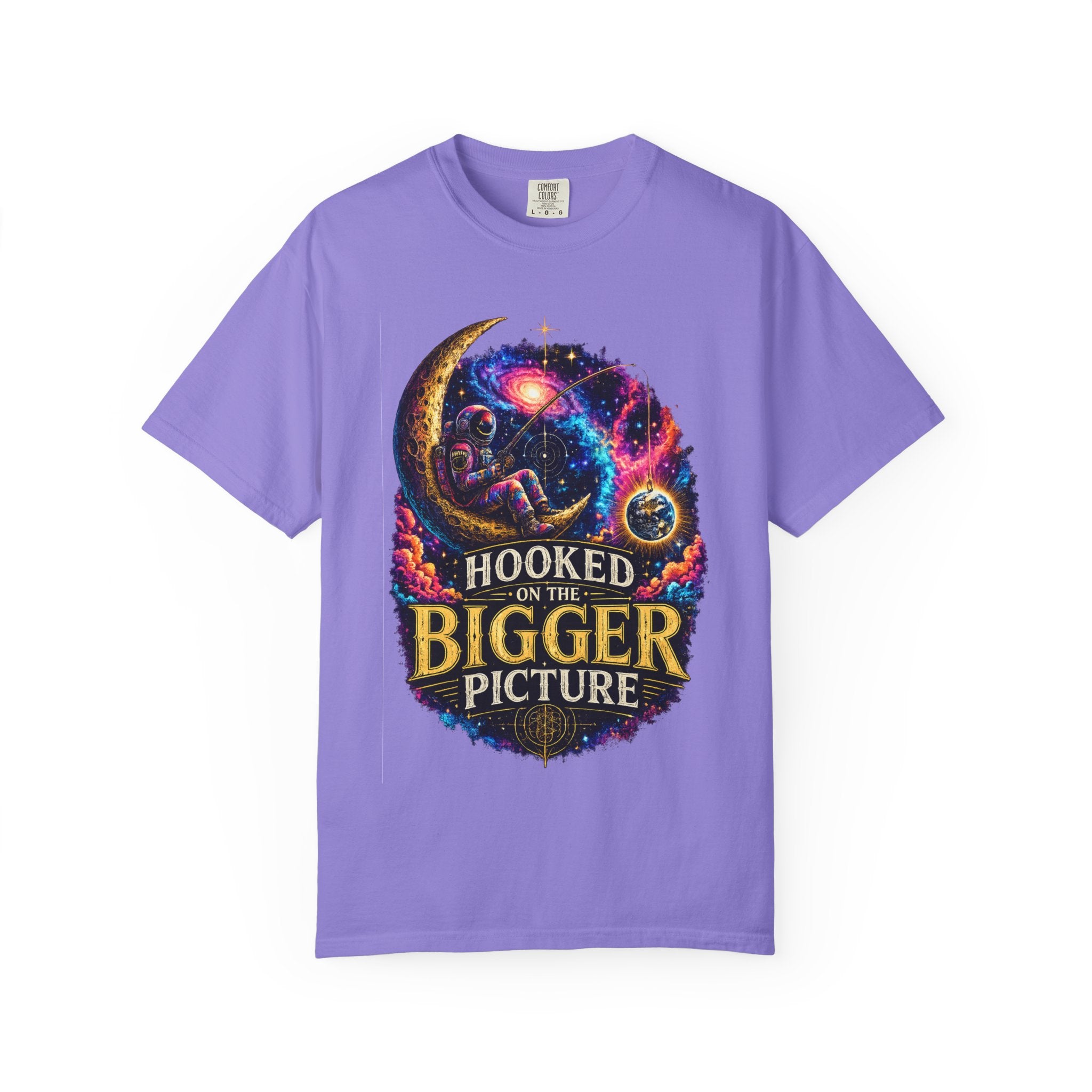 Hooked on the Bigger Picture Astronaut Graphic Tee