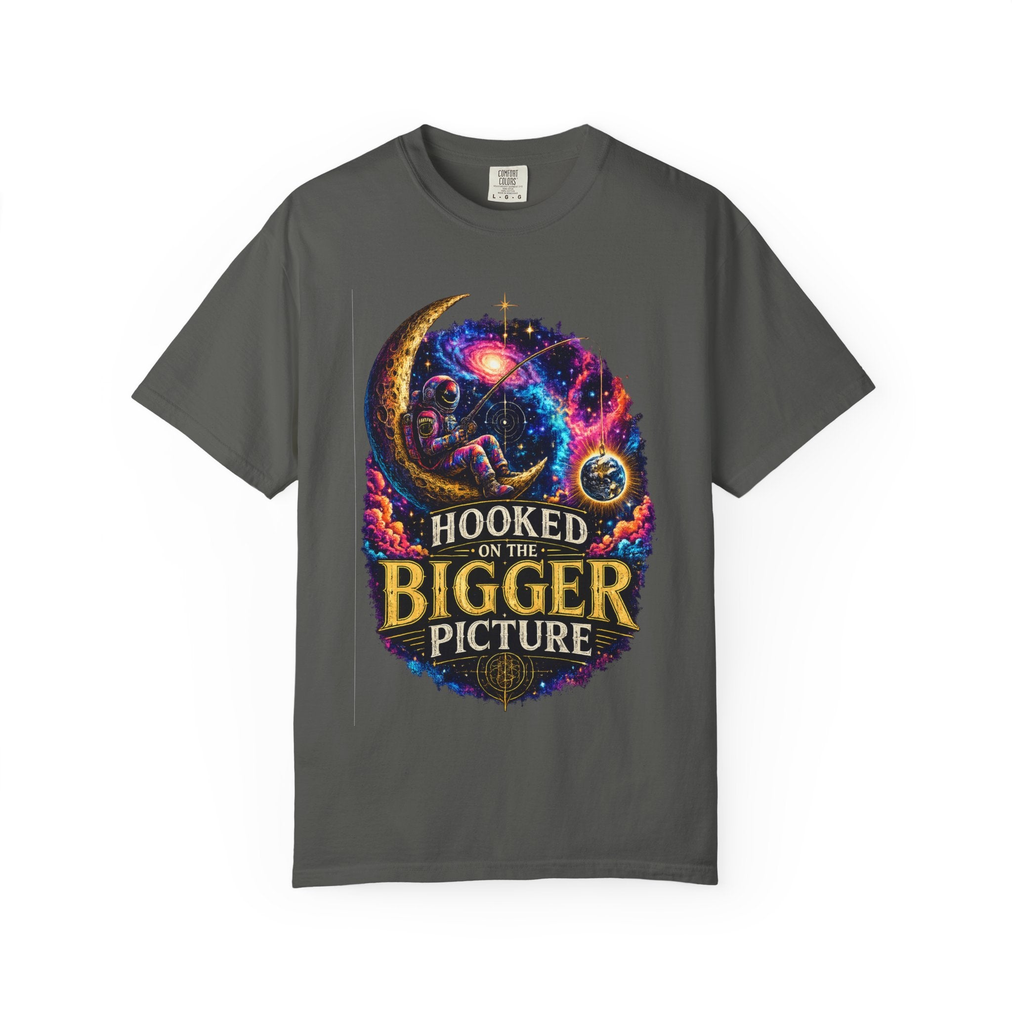 Hooked on the Bigger Picture Astronaut Graphic Tee