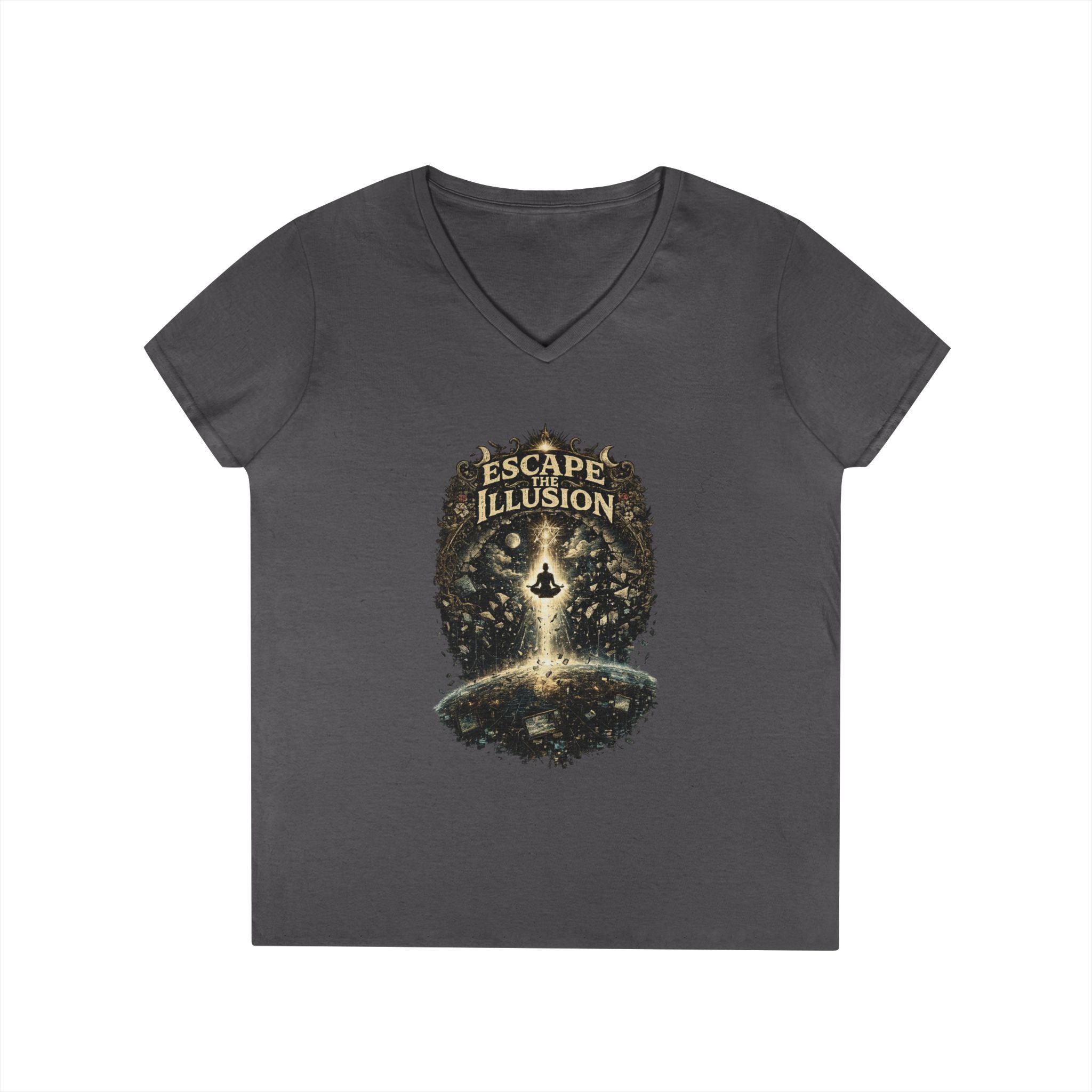 Escape the Illusion Women's V-Neck T-Shirt