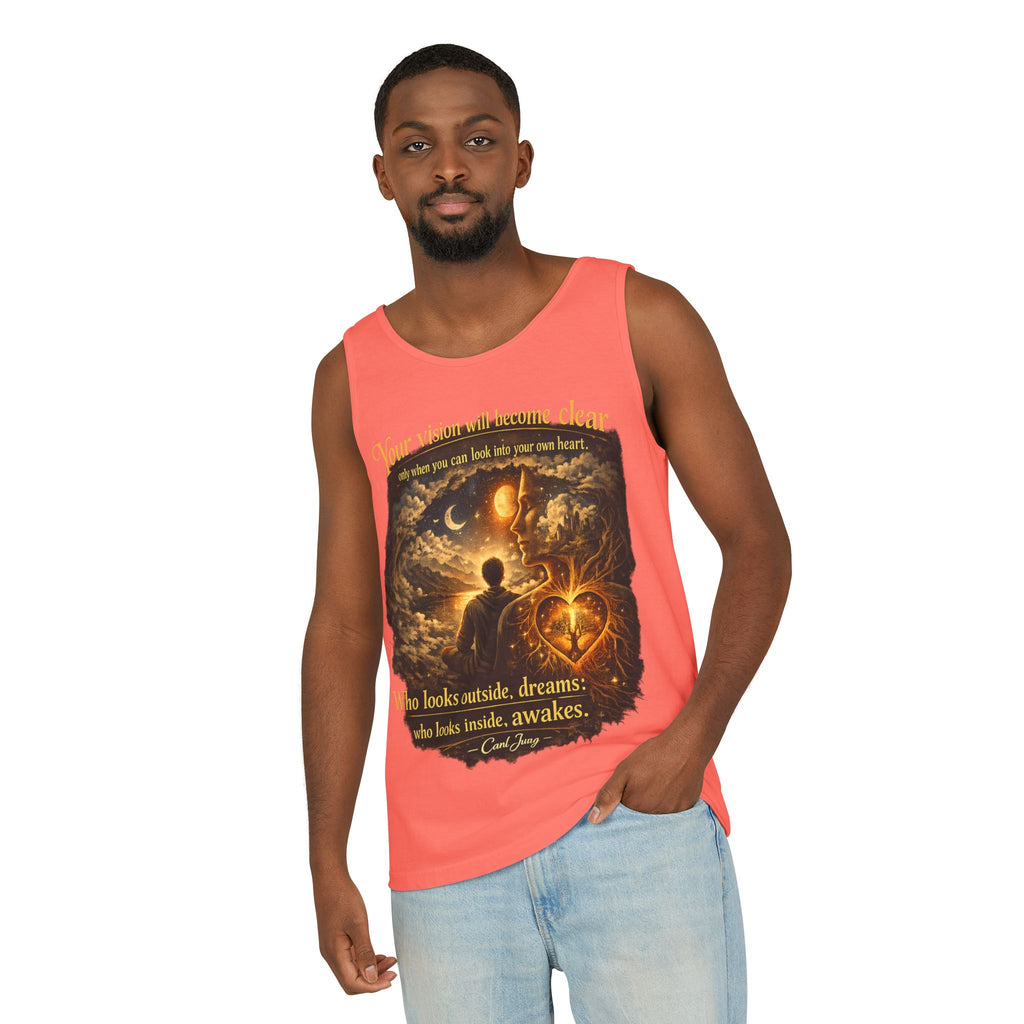 Carl Jung Spiritual Awareness Tank Top — Jungian Psychology Quote Tee