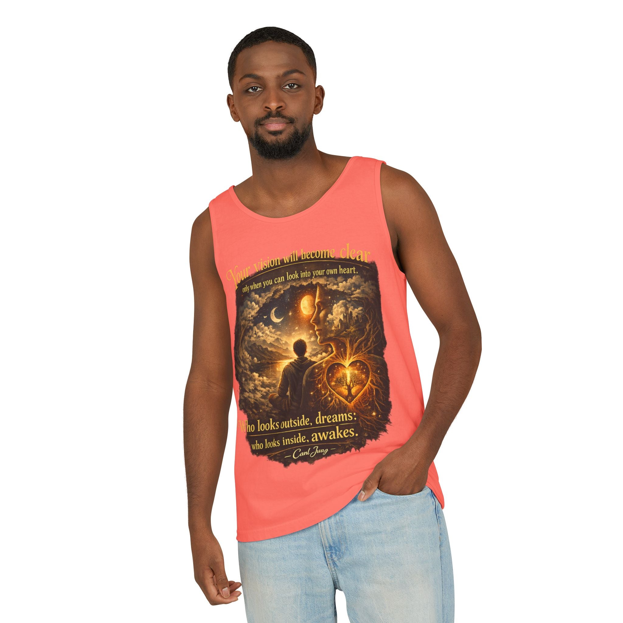 Carl Jung Spiritual Awareness Tank Top — Jungian Psychology Quote Tee