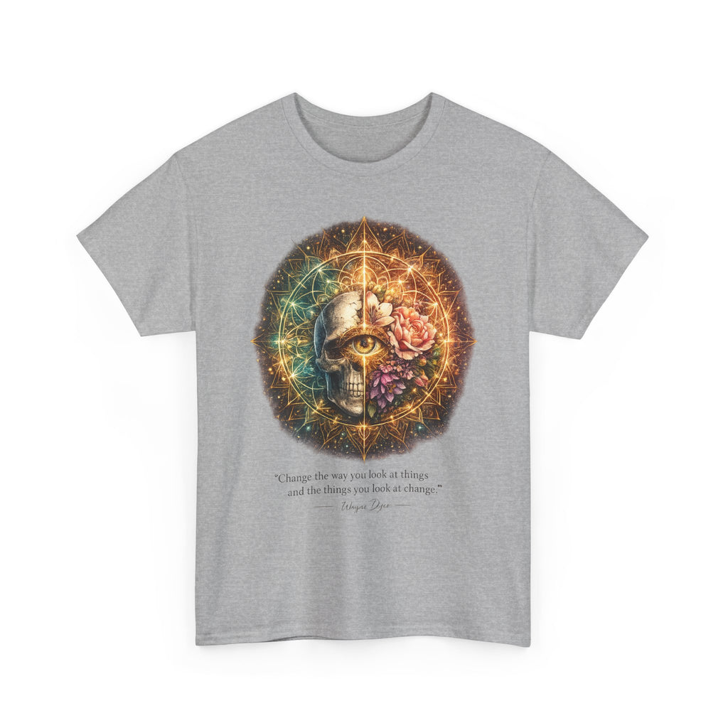 Wayne Dyer Quote T-Shirt — "Change the Way You Look at Things"