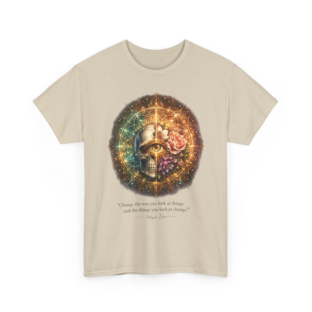 Wayne Dyer Quote T-Shirt — "Change the Way You Look at Things"