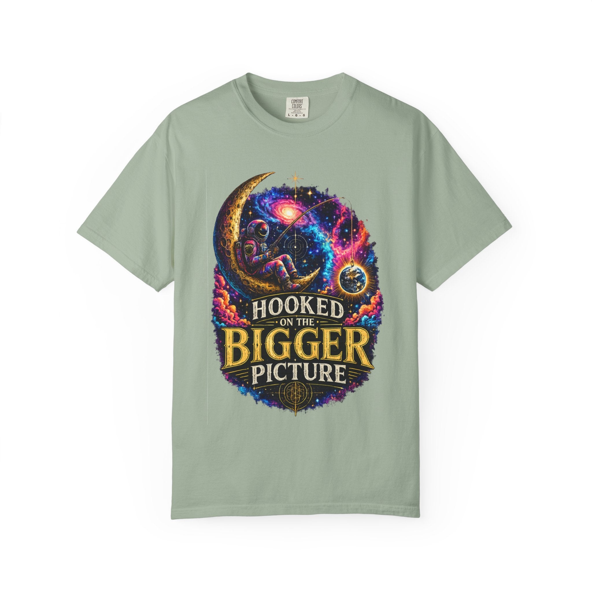 Hooked on the Bigger Picture Astronaut Graphic Tee