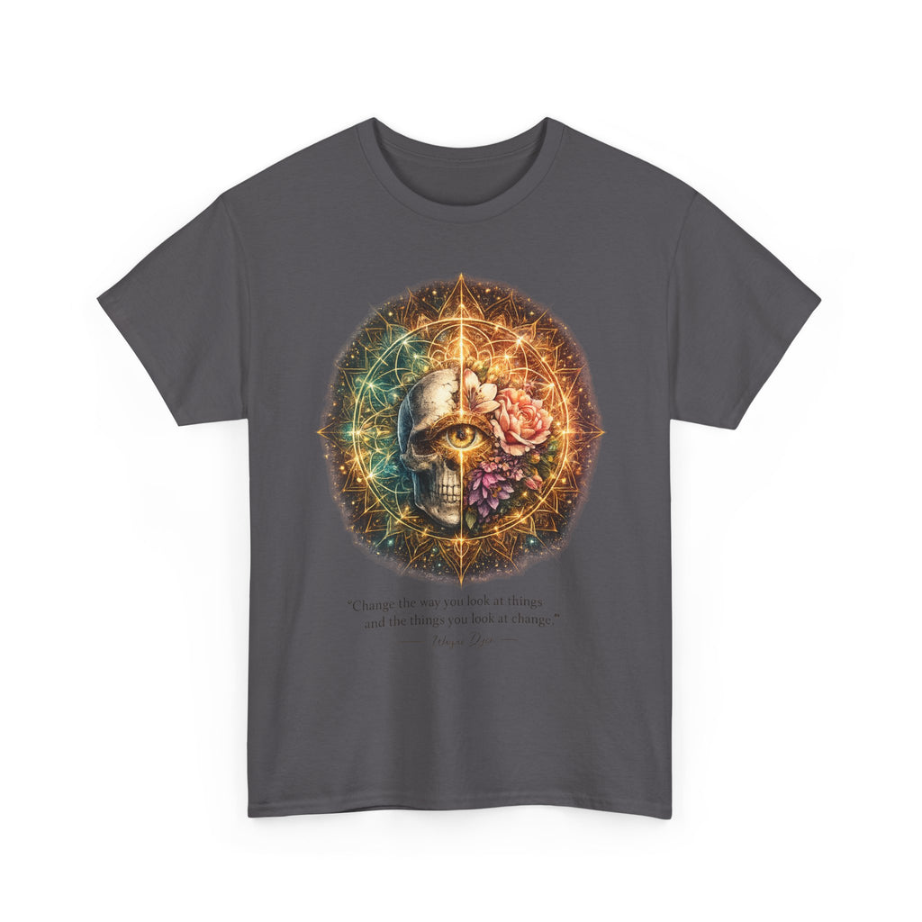 Wayne Dyer Quote T-Shirt — "Change the Way You Look at Things"