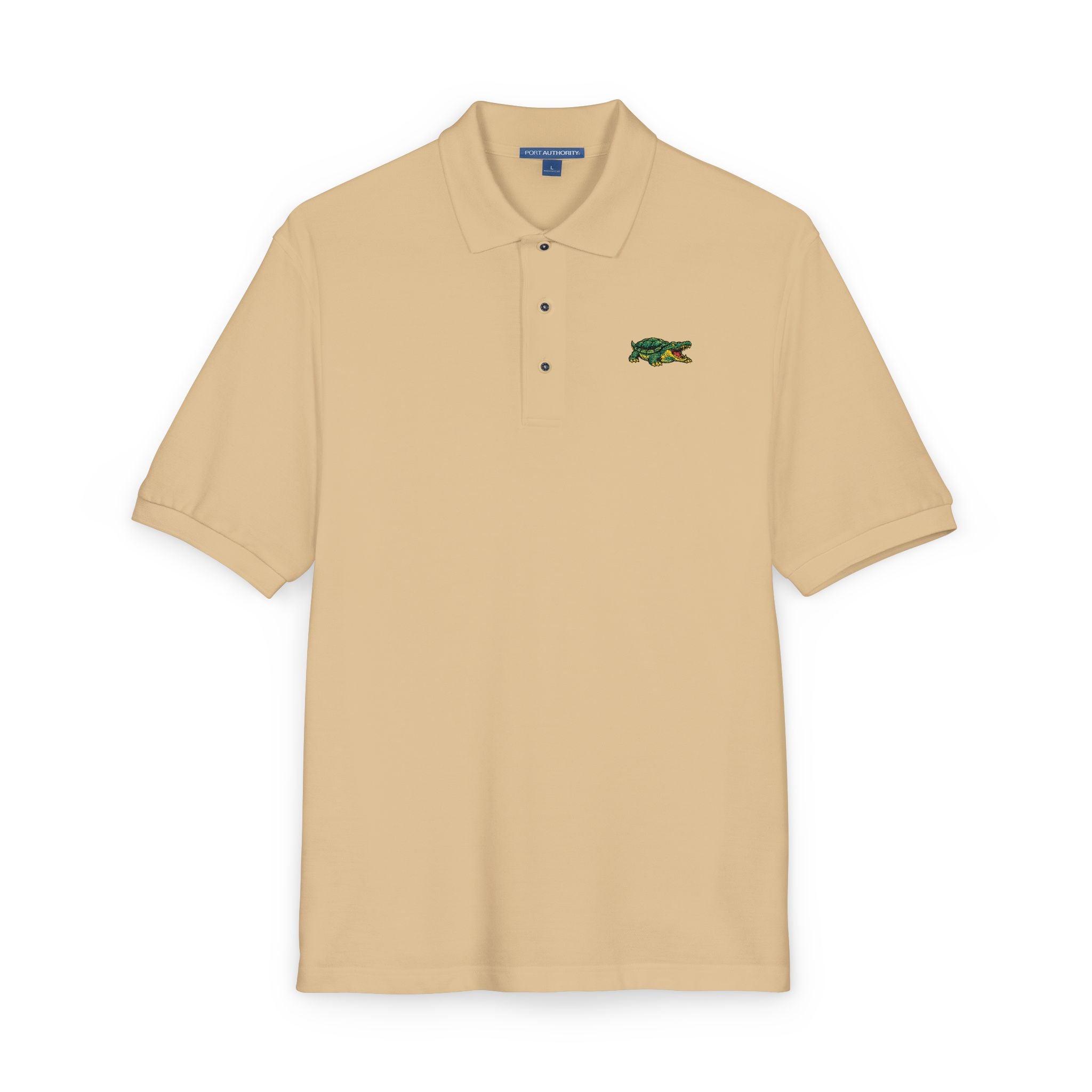 Croc Twist Embroidered Polo