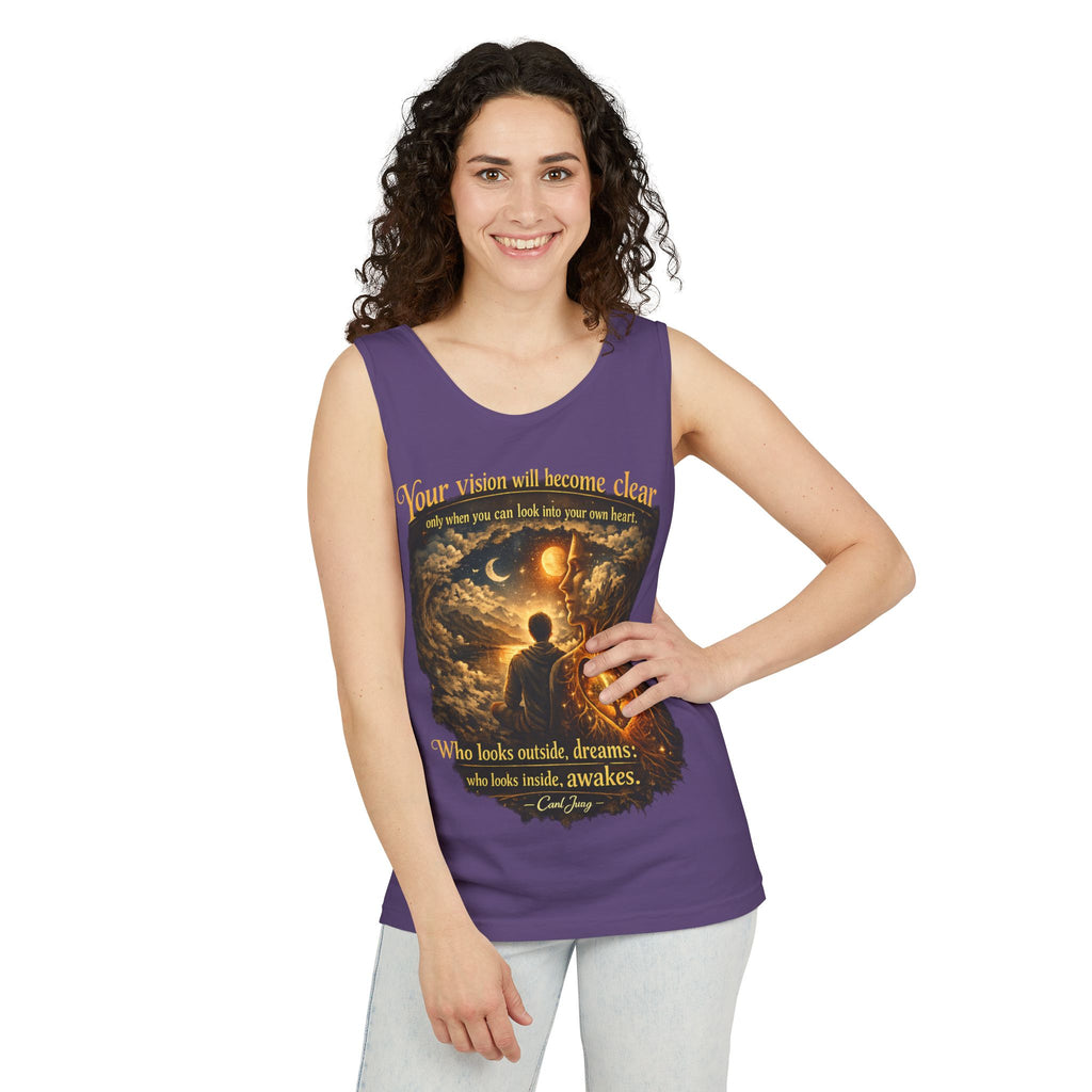 Carl Jung Spiritual Awareness Tank Top — Jungian Psychology Quote Tee