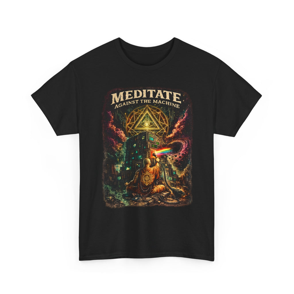 Meditate Against the Machine Tee