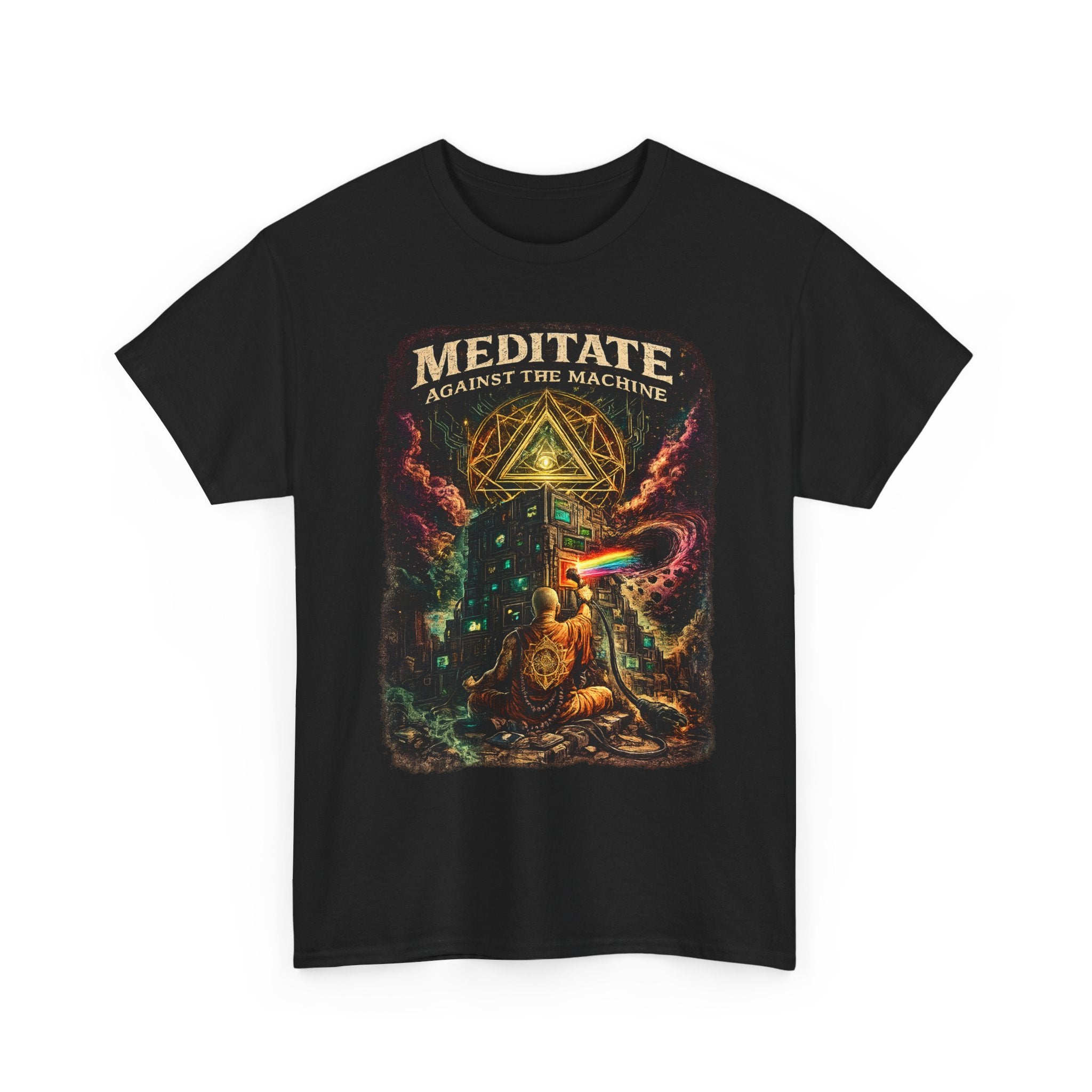 Meditate Against the Machine Tee