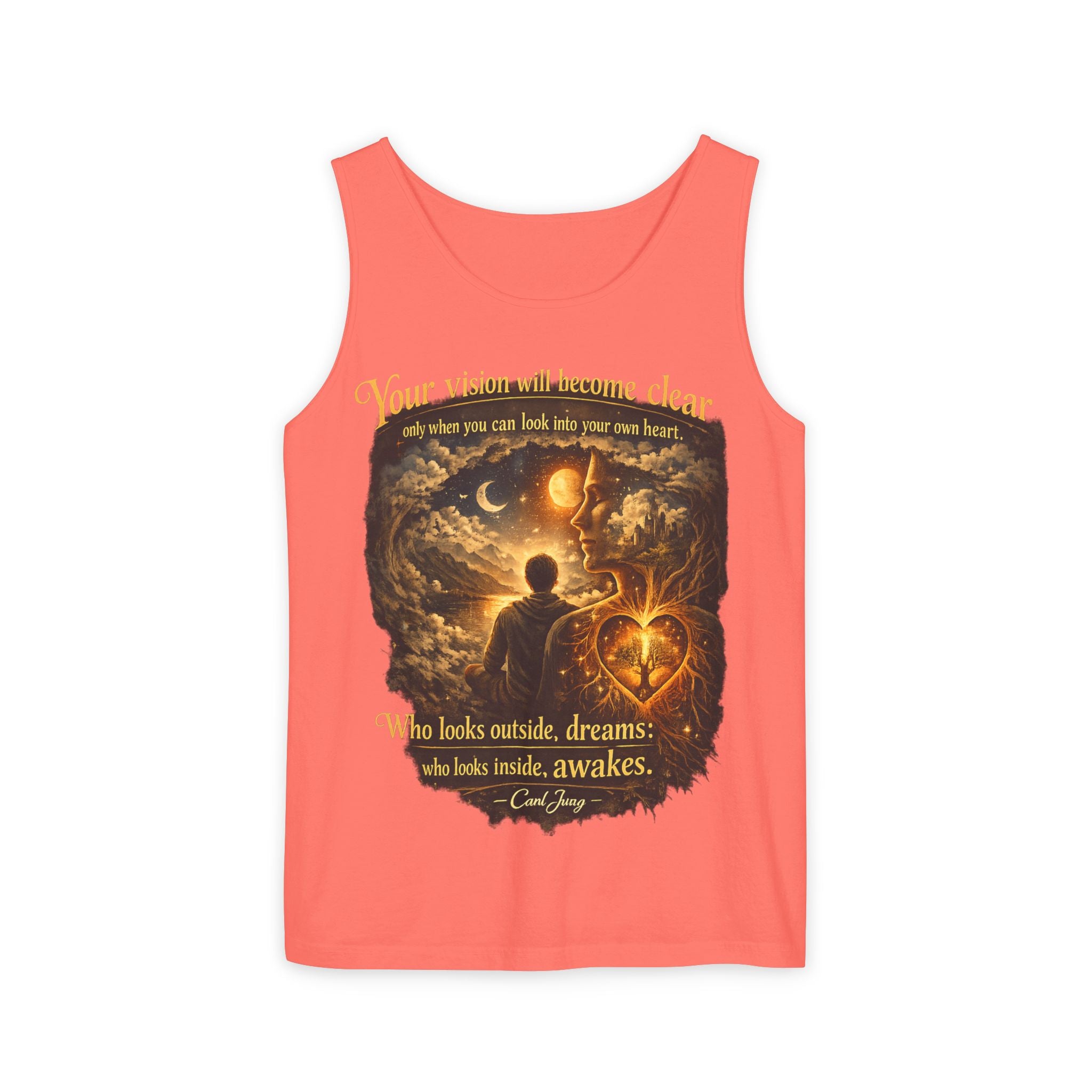Carl Jung Spiritual Awareness Tank Top — Jungian Psychology Quote Tee