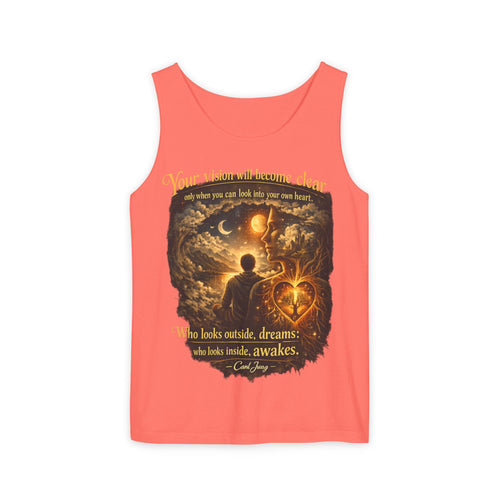 Carl Jung Spiritual Awareness Tank Top — Jungian Psychology Quote Tee