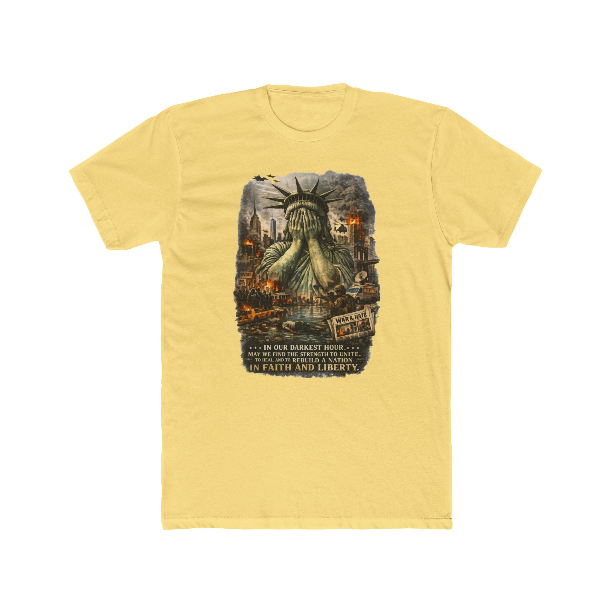 Statue of Liber-tee Cotton Crew Tee