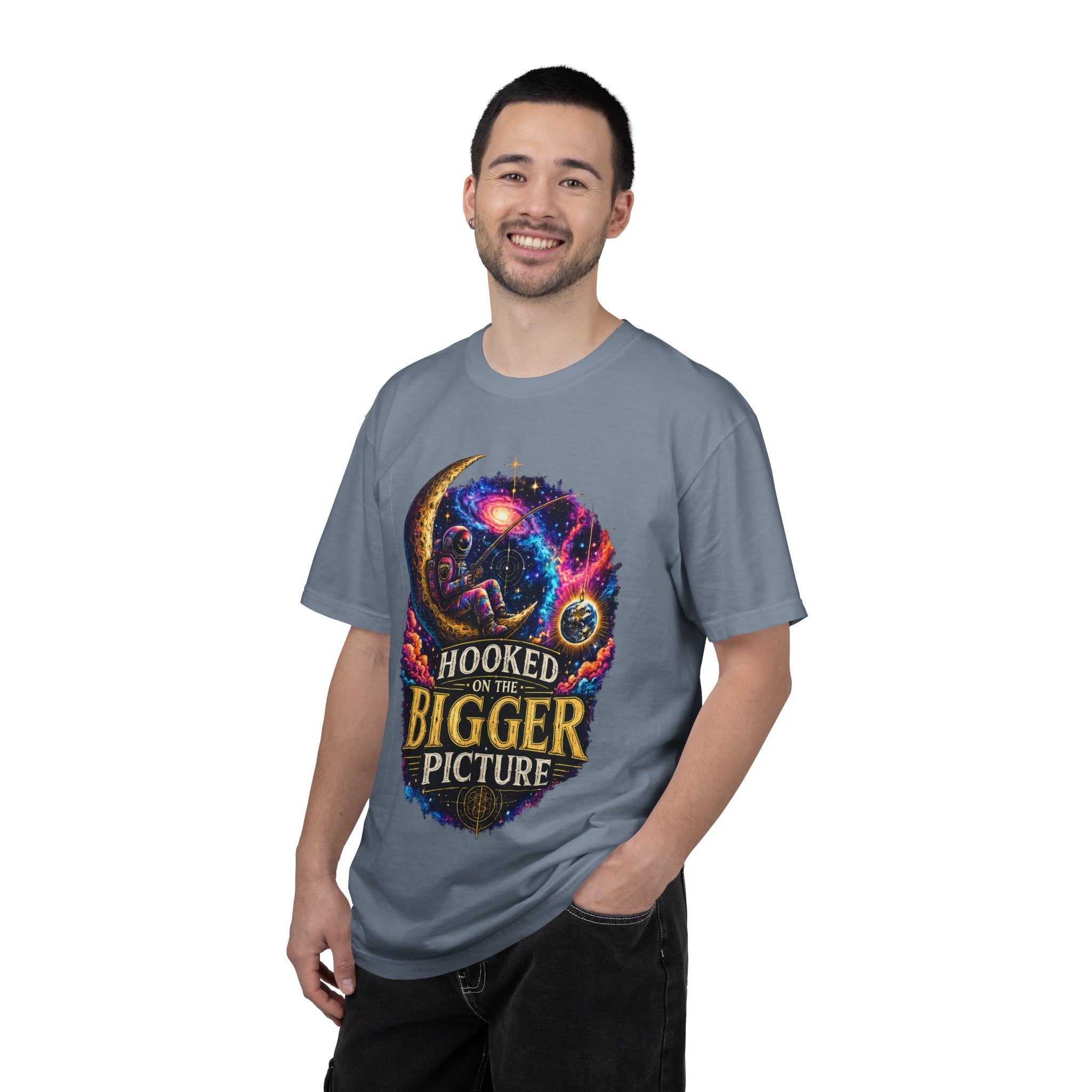 Hooked on the Bigger Picture Astronaut Graphic Tee